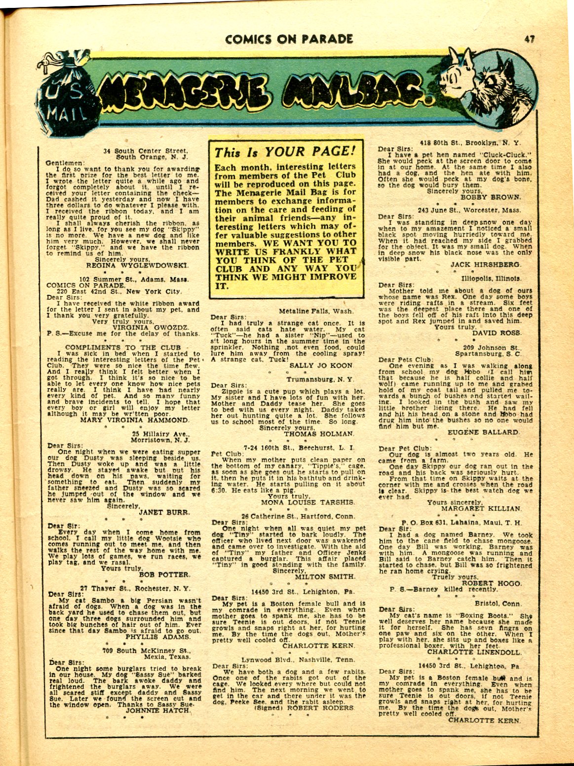 Read online Comics on Parade comic -  Issue #15 - 49