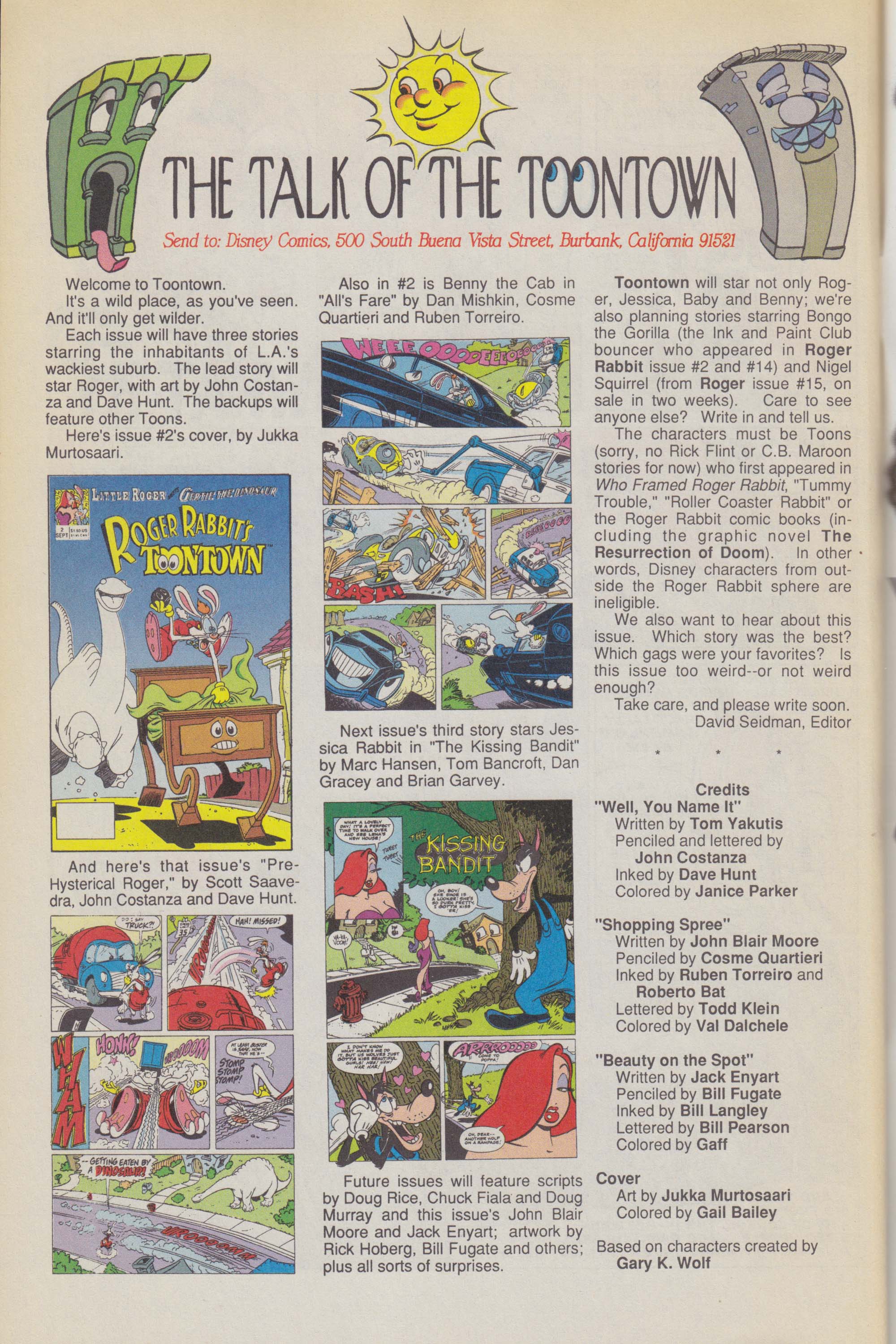 Read online Roger Rabbit's Toontown comic -  Issue #1 - 34