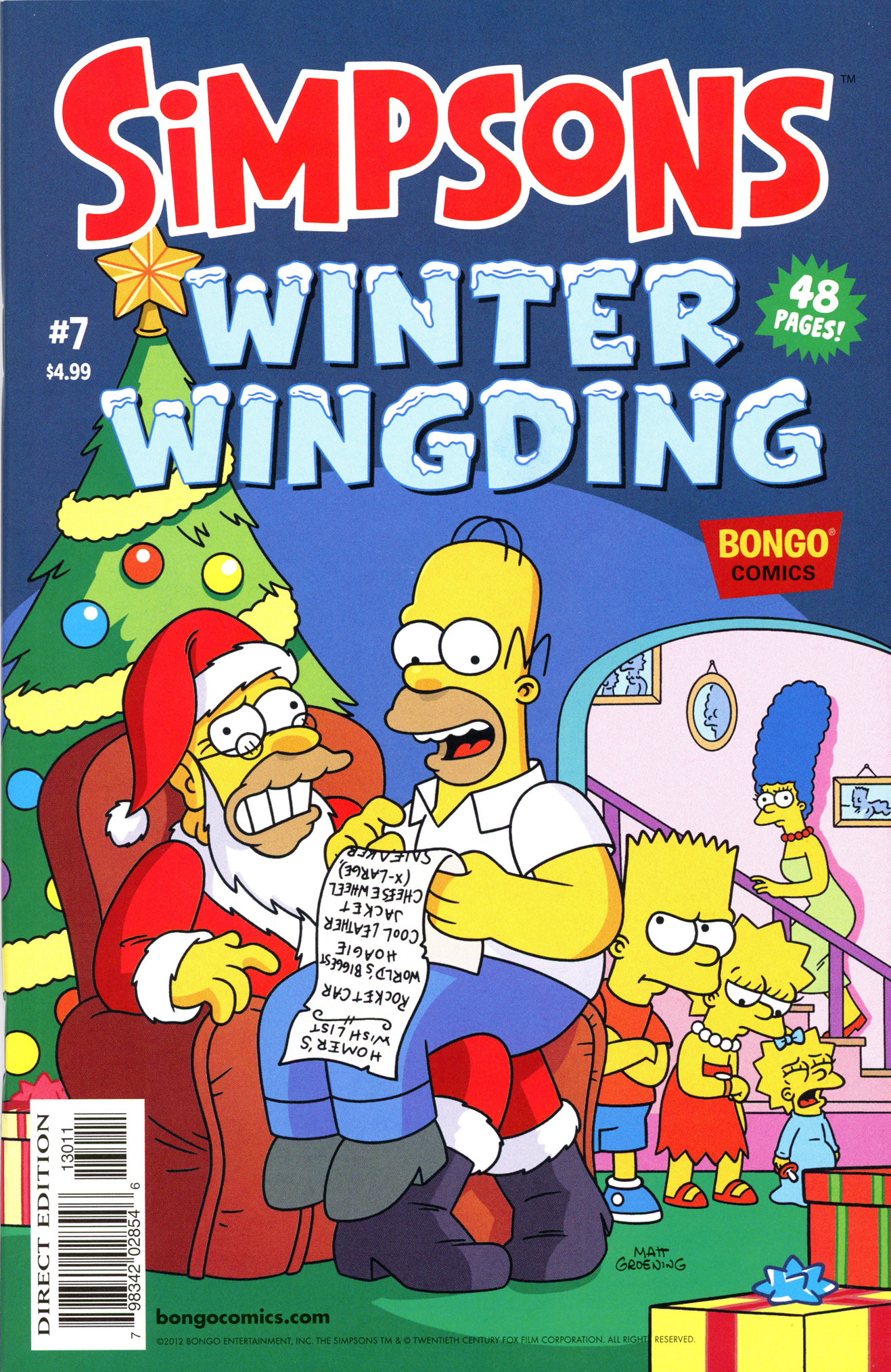 Read online The Simpsons Winter Wingding comic -  Issue #7 - 1