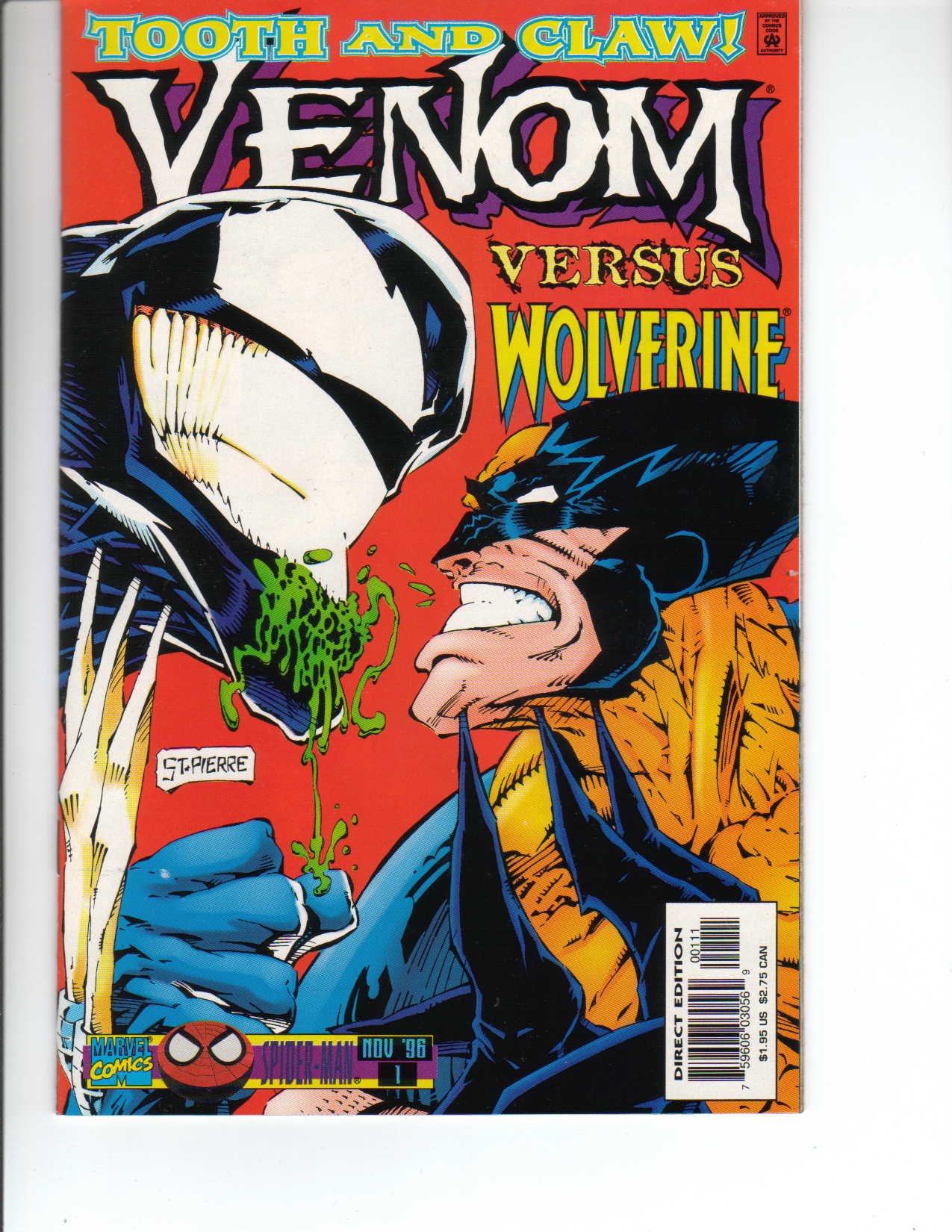 Read online Venom vs Wolverine - Tooth and Claw comic -  Issue #1 - 1