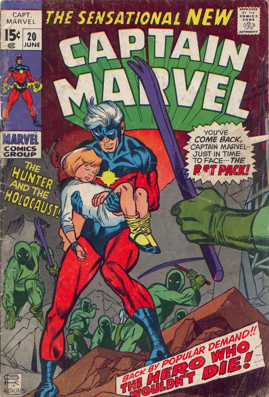 Read online Captain Marvel (1968) comic -  Issue #20 - 1