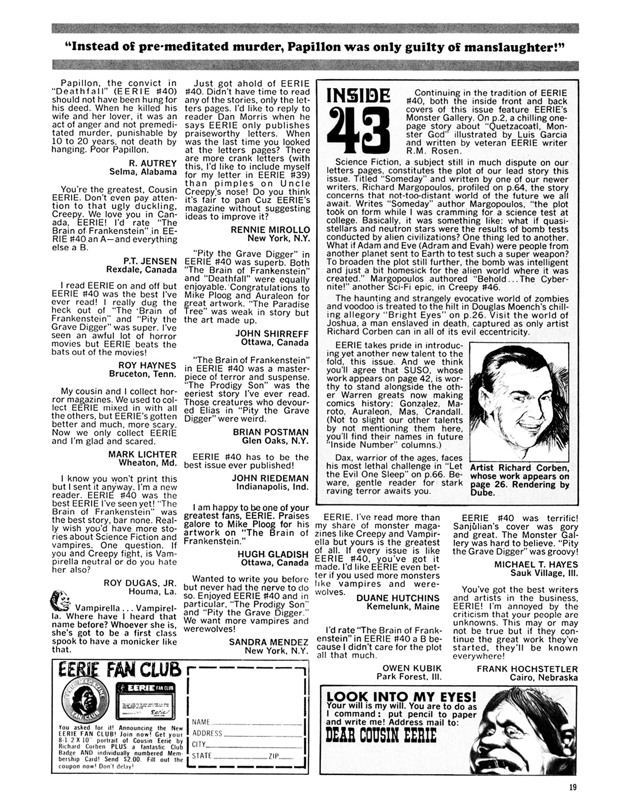 Read online Eerie Archives comic -  Issue # TPB 9 - 20