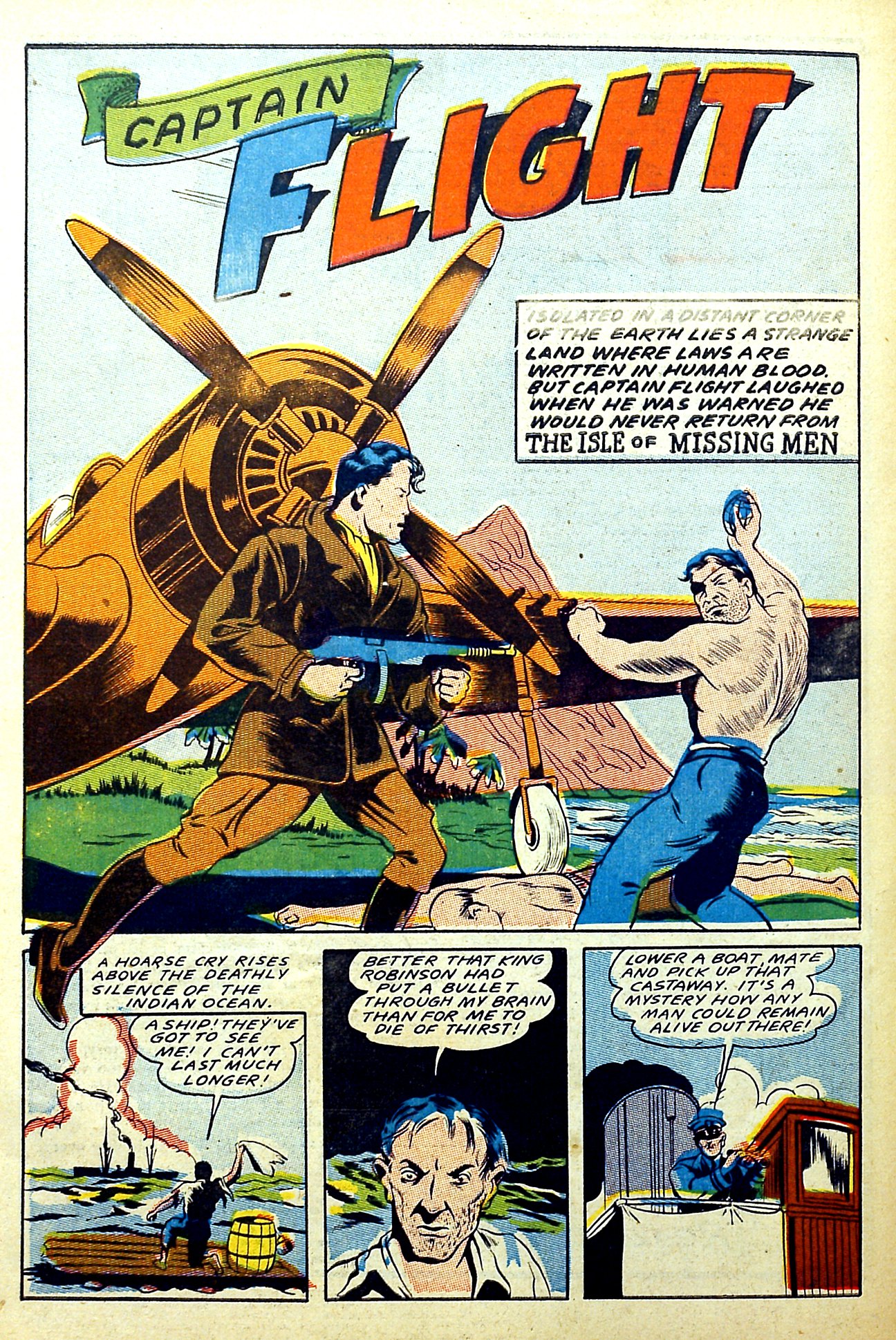 Read online Captain Flight Comics comic -  Issue #6 - 44