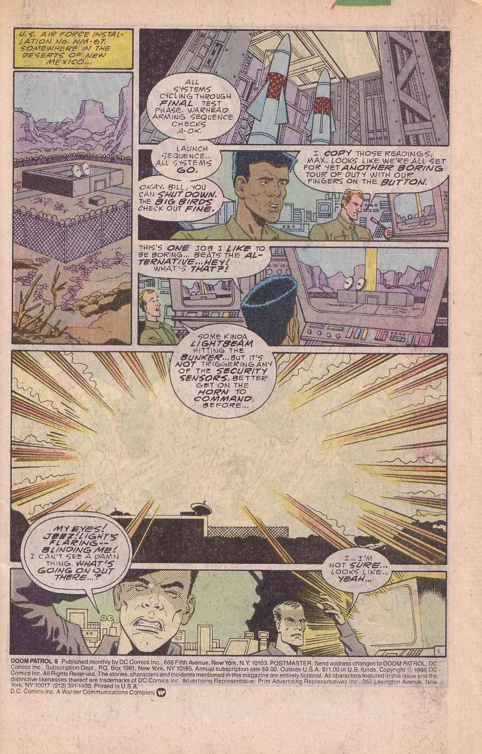 Read online Doom Patrol (1987) comic -  Issue #9 - 2