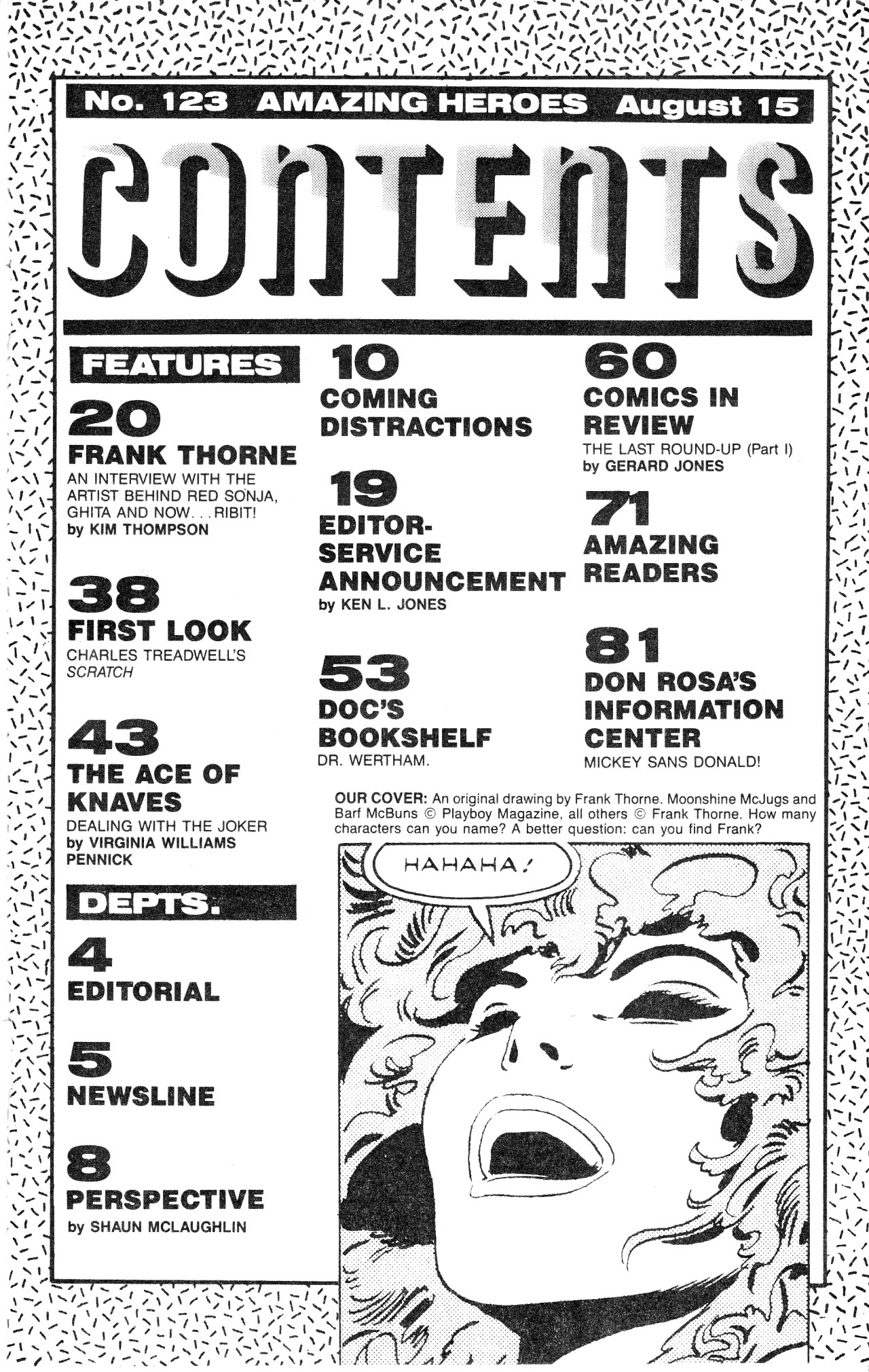 Read online Amazing Heroes comic -  Issue #123 - 3