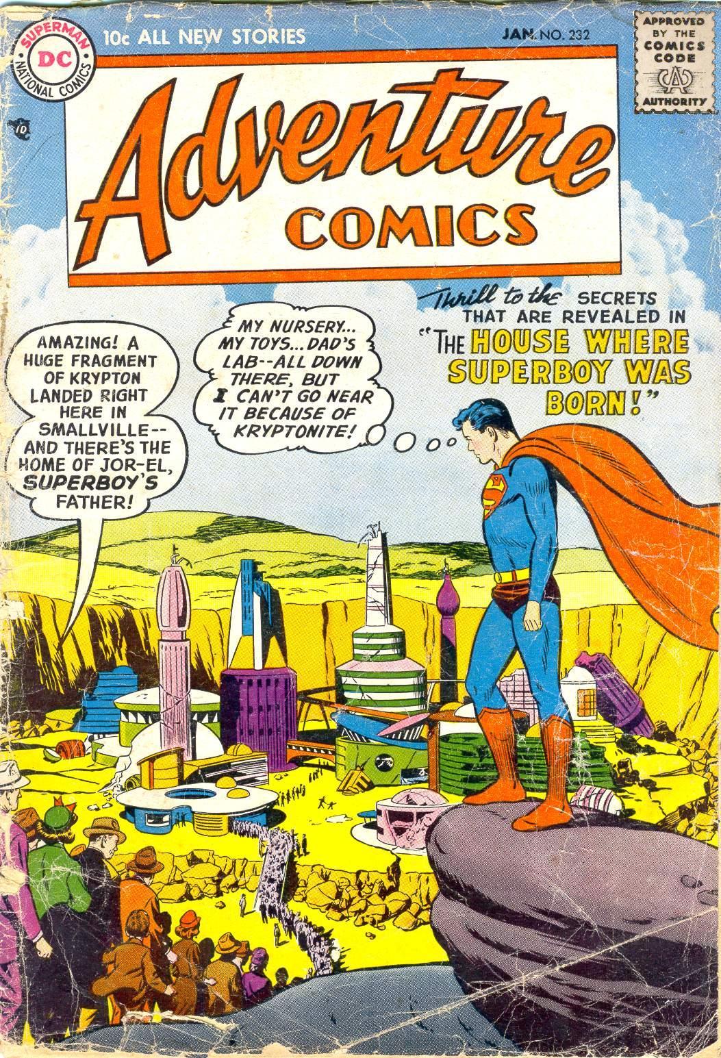 Read online Adventure Comics (1938) comic -  Issue #232 - 1