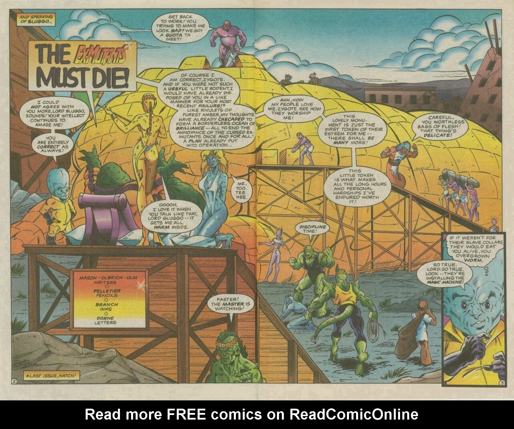 Read online Ex-Mutants comic -  Issue #2 - 4
