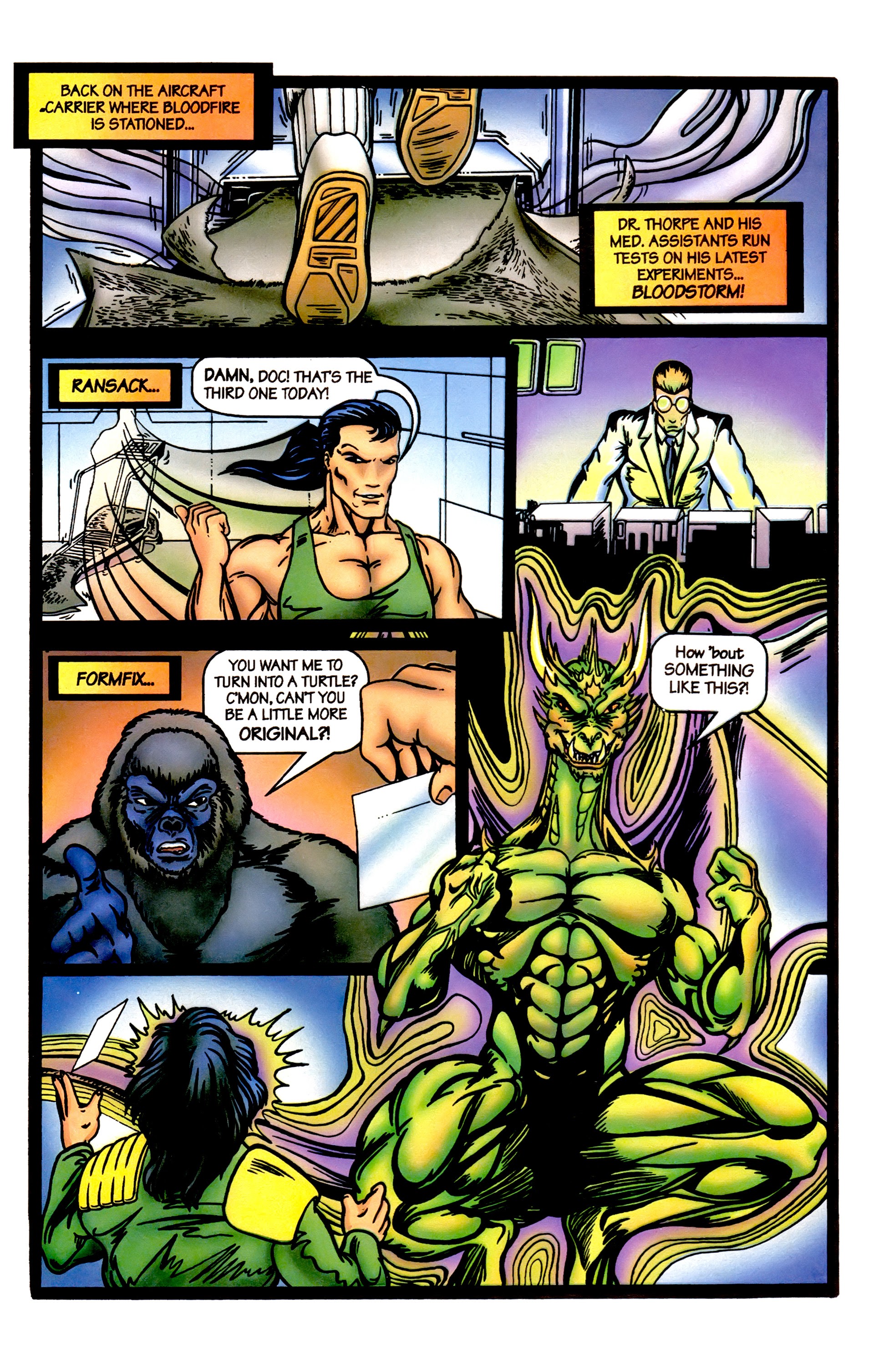Read online Bloodfire comic -  Issue #5 - 11