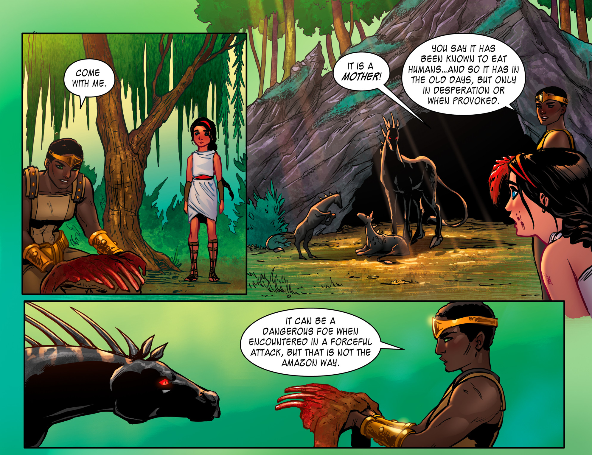 Read online The Legend of Wonder Woman (2015) comic -  Issue #4 - 15