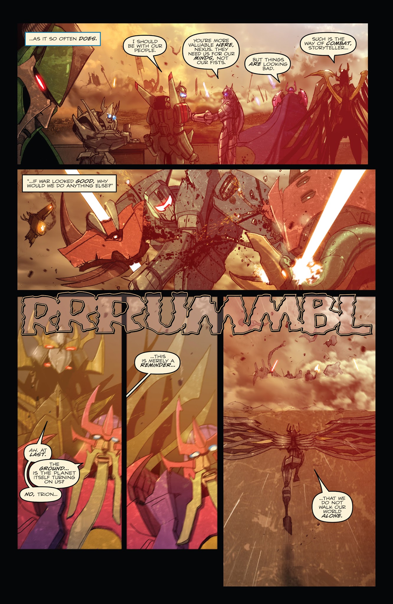 Read online Optimus Prime comic -  Issue #10 - 17