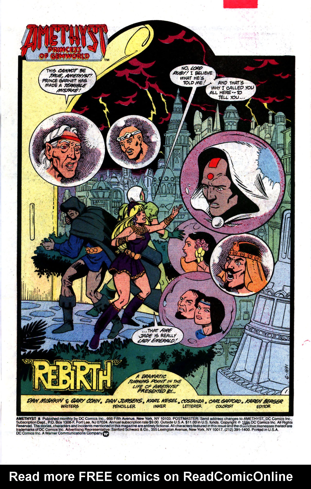 Read online Amethyst (1985) comic -  Issue #8 - 2