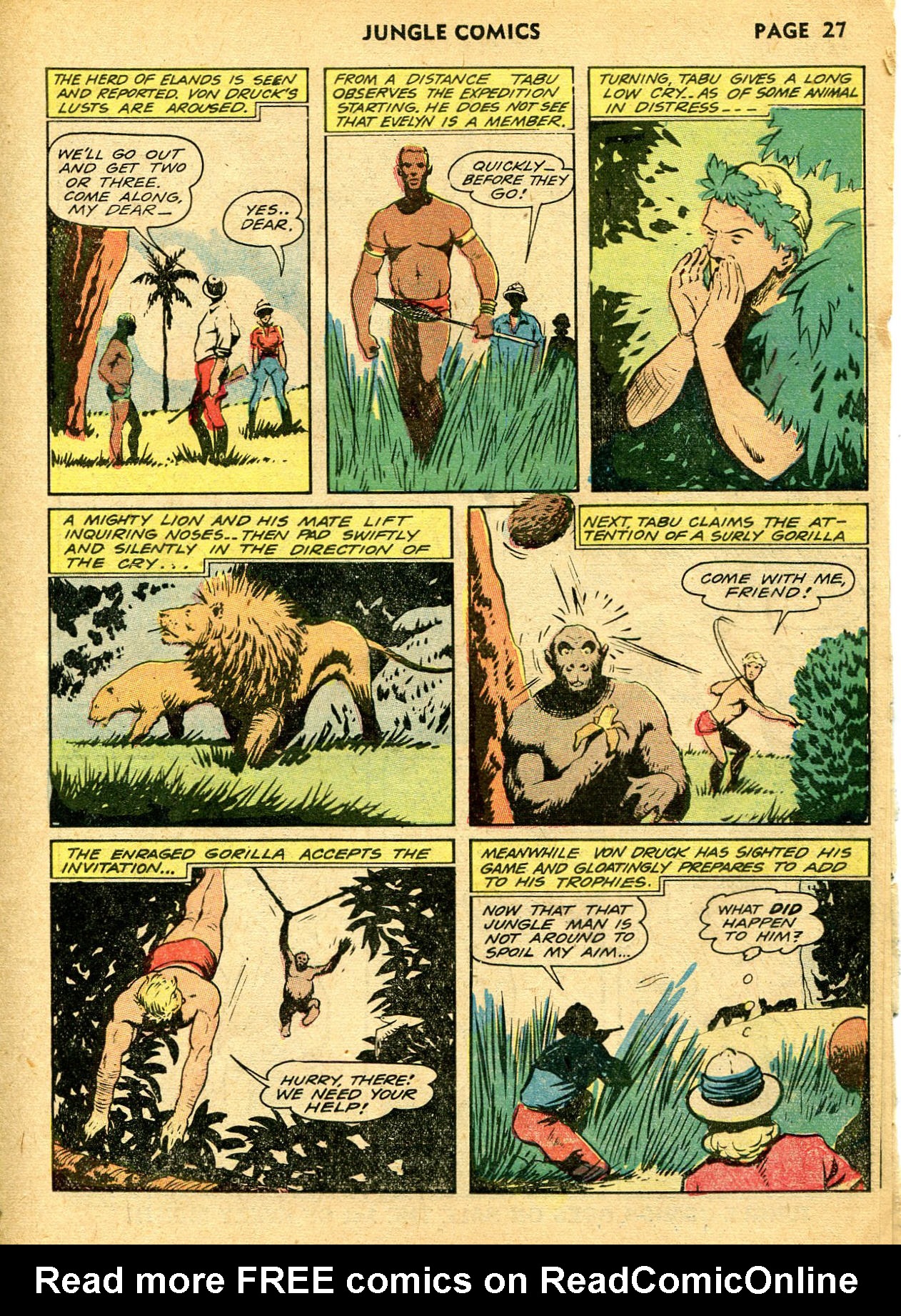 Read online Jungle Comics comic -  Issue #39 - 29