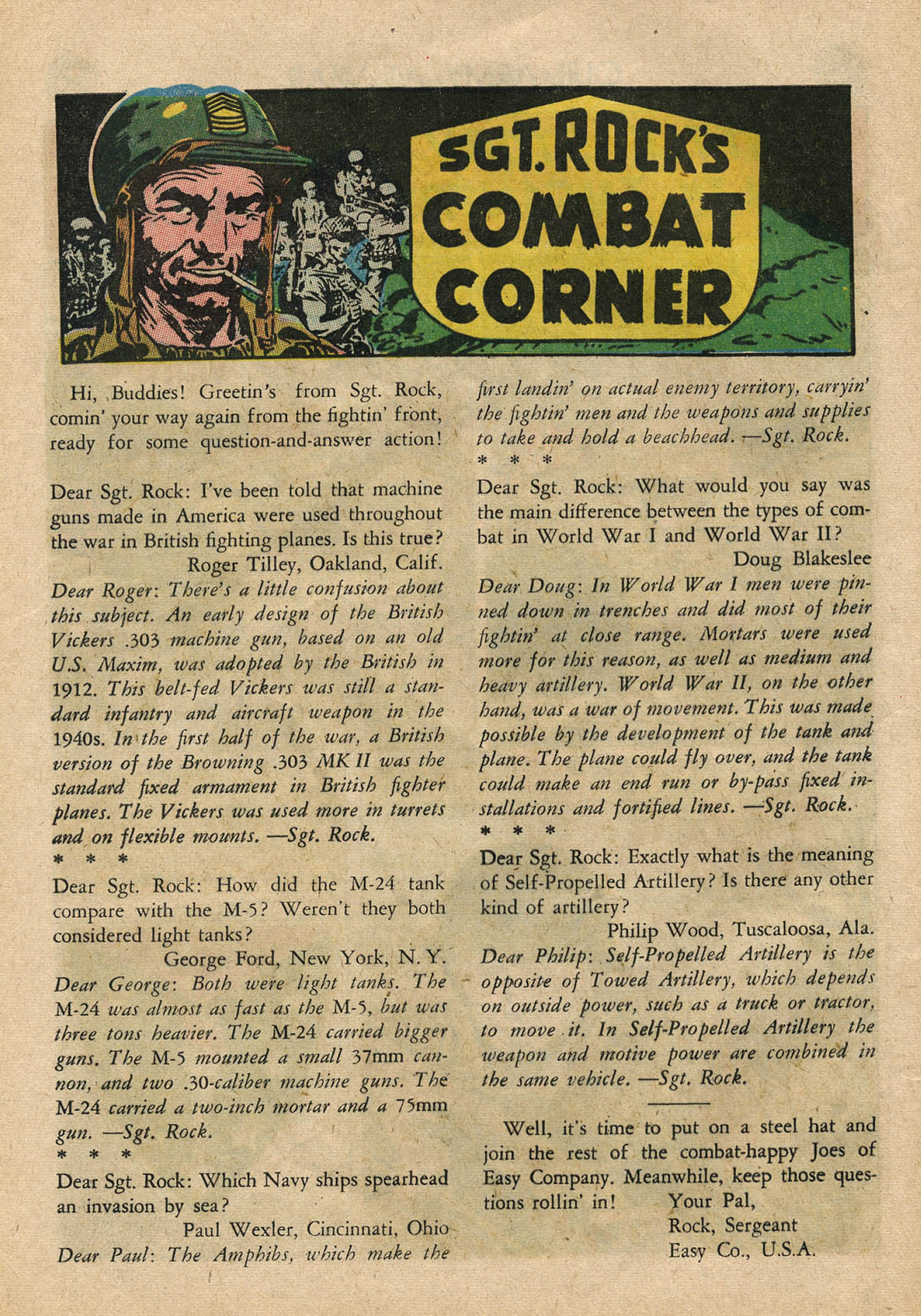 Read online Our Army at War (1952) comic -  Issue #127 - 24