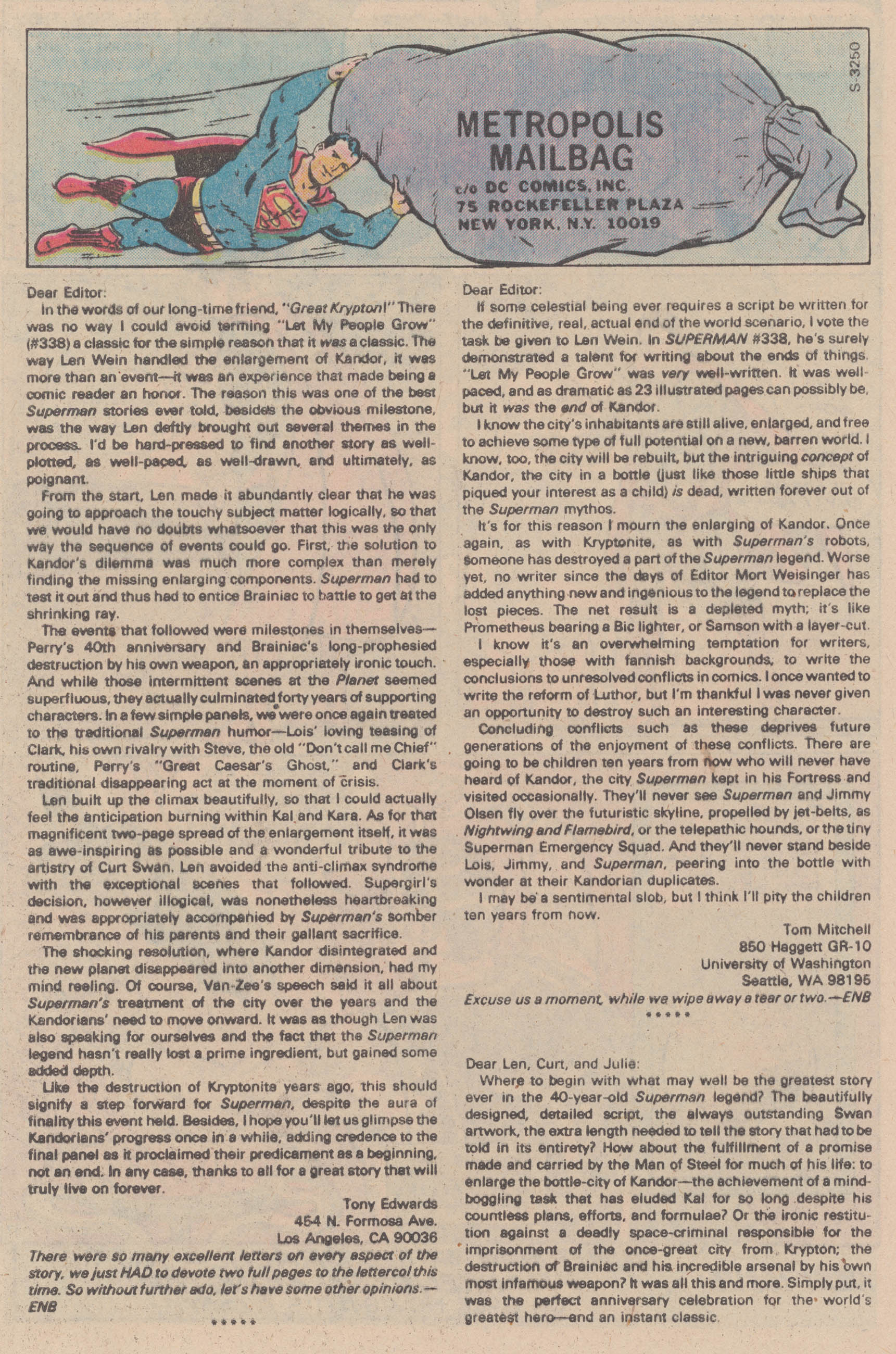 Read online Superman (1939) comic -  Issue #343 - 31