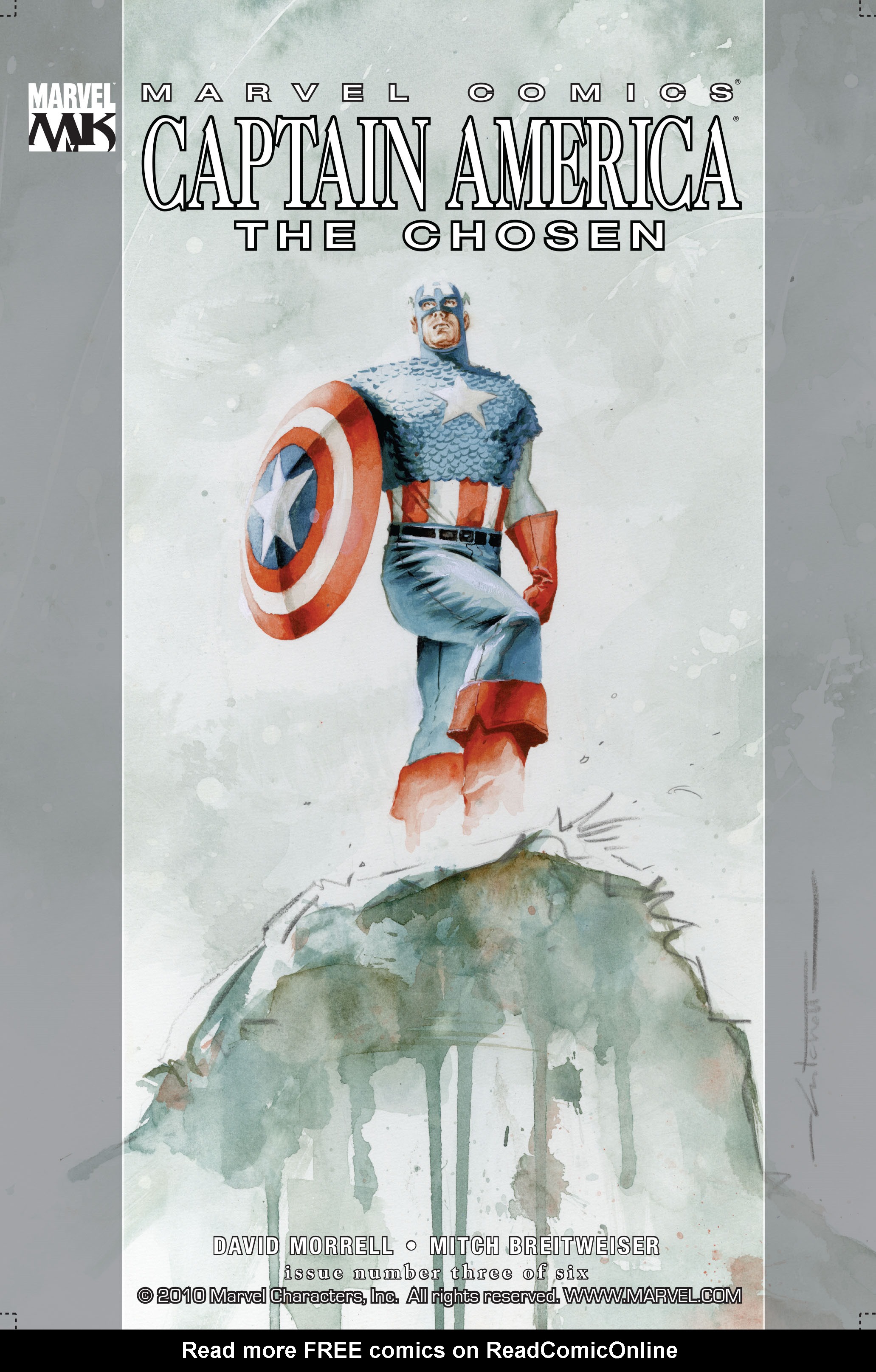Read online Captain America: The Chosen comic -  Issue #3 - 1