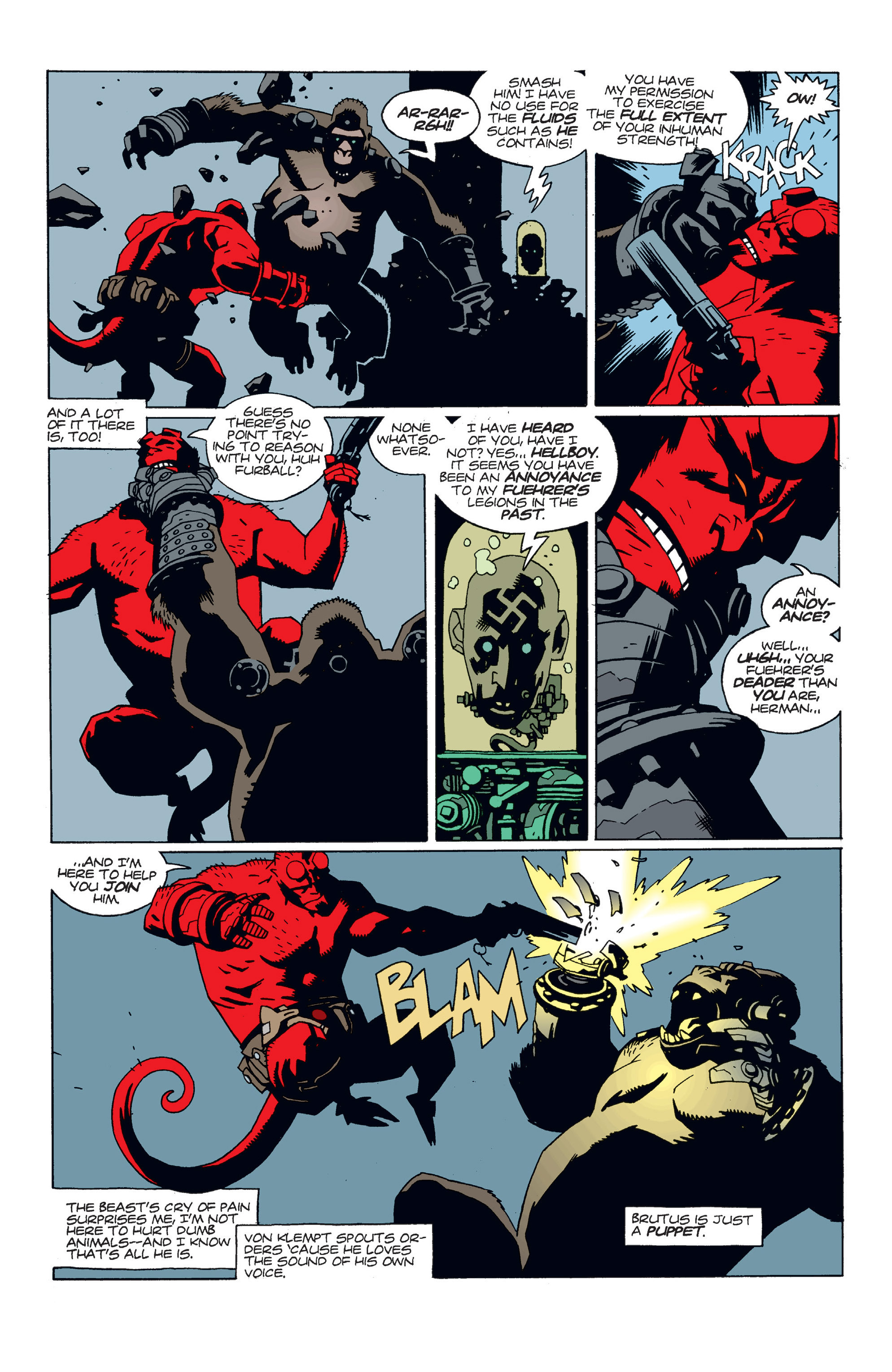 Read online Hellboy comic -  Issue #1 - 120