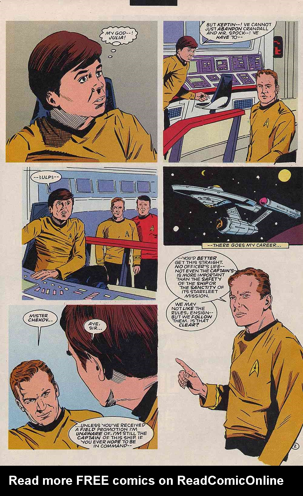 Read online Star Trek (1989) comic -  Issue #60 - 3