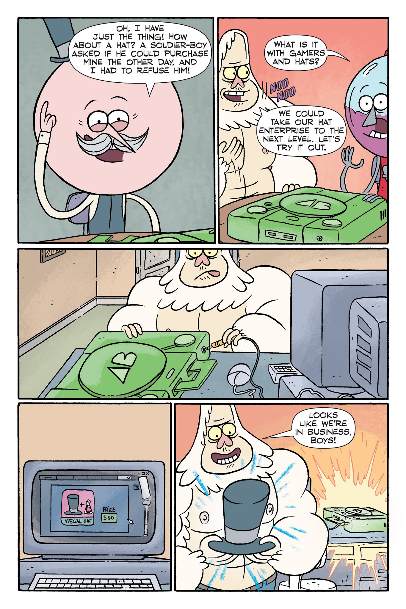 Read online Regular Show: A Clash of Consoles comic -  Issue # TPB (Part 1) - 80