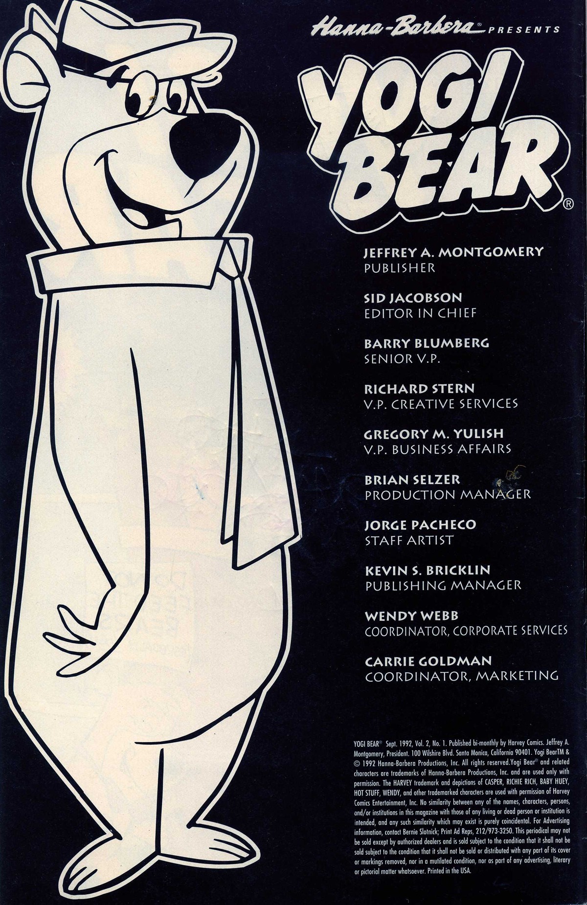 Read online Yogi Bear (1992) comic -  Issue #1 - 2
