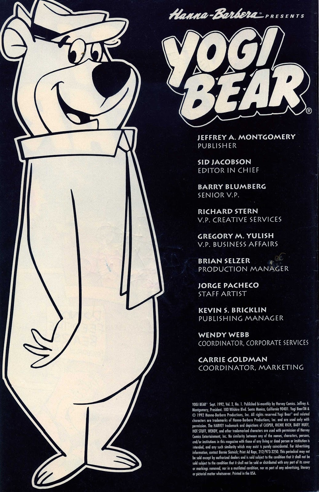 Yogi Bear (1992) issue 1 - Page 2