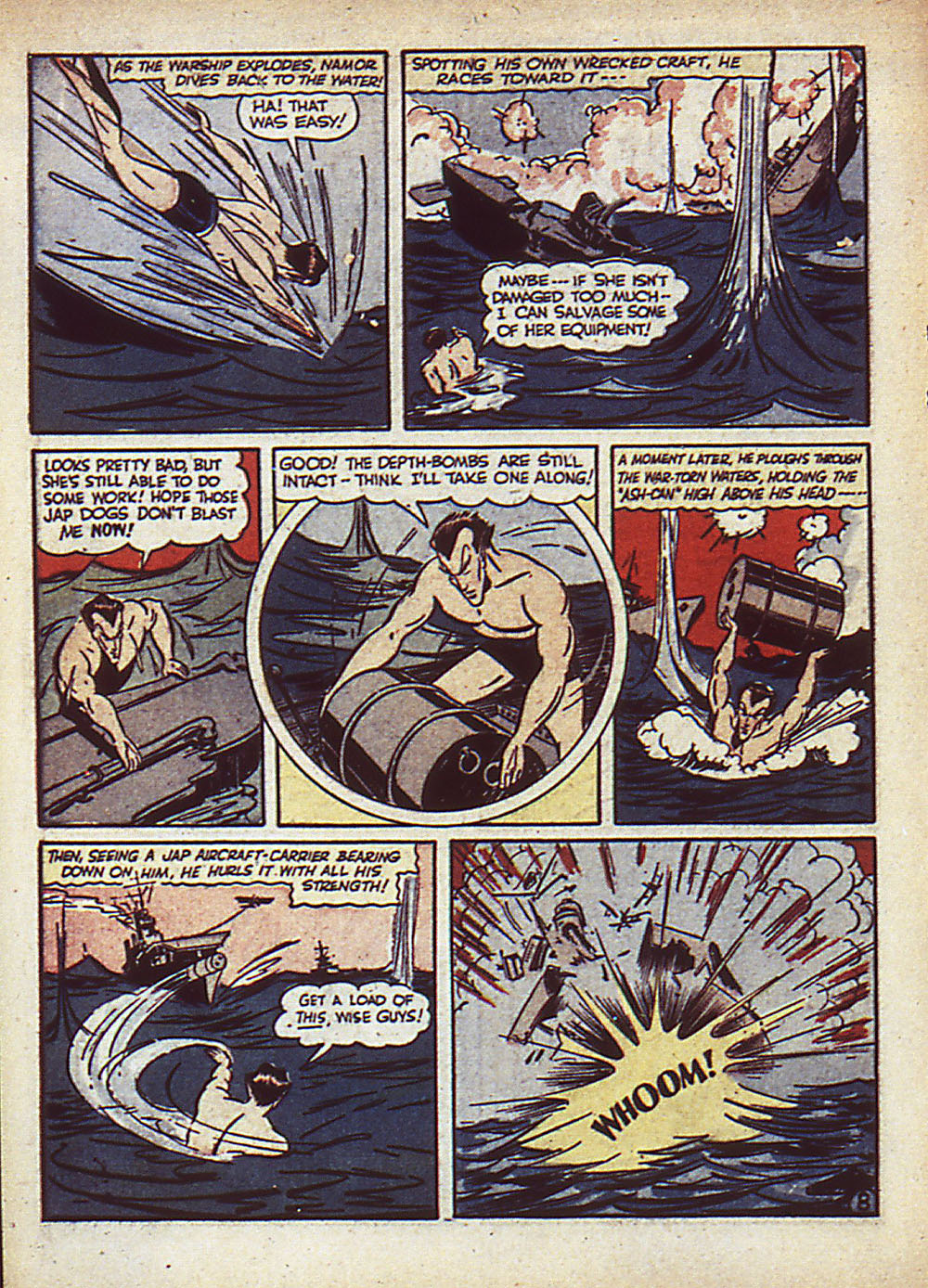 Read online Sub-Mariner Comics comic -  Issue #5 - 11