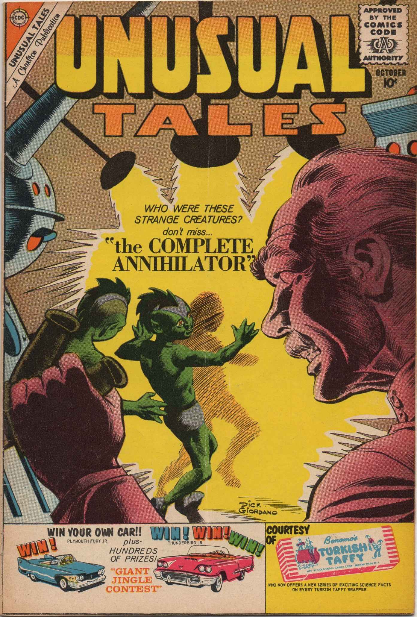 Read online Unusual Tales comic -  Issue #24 - 1