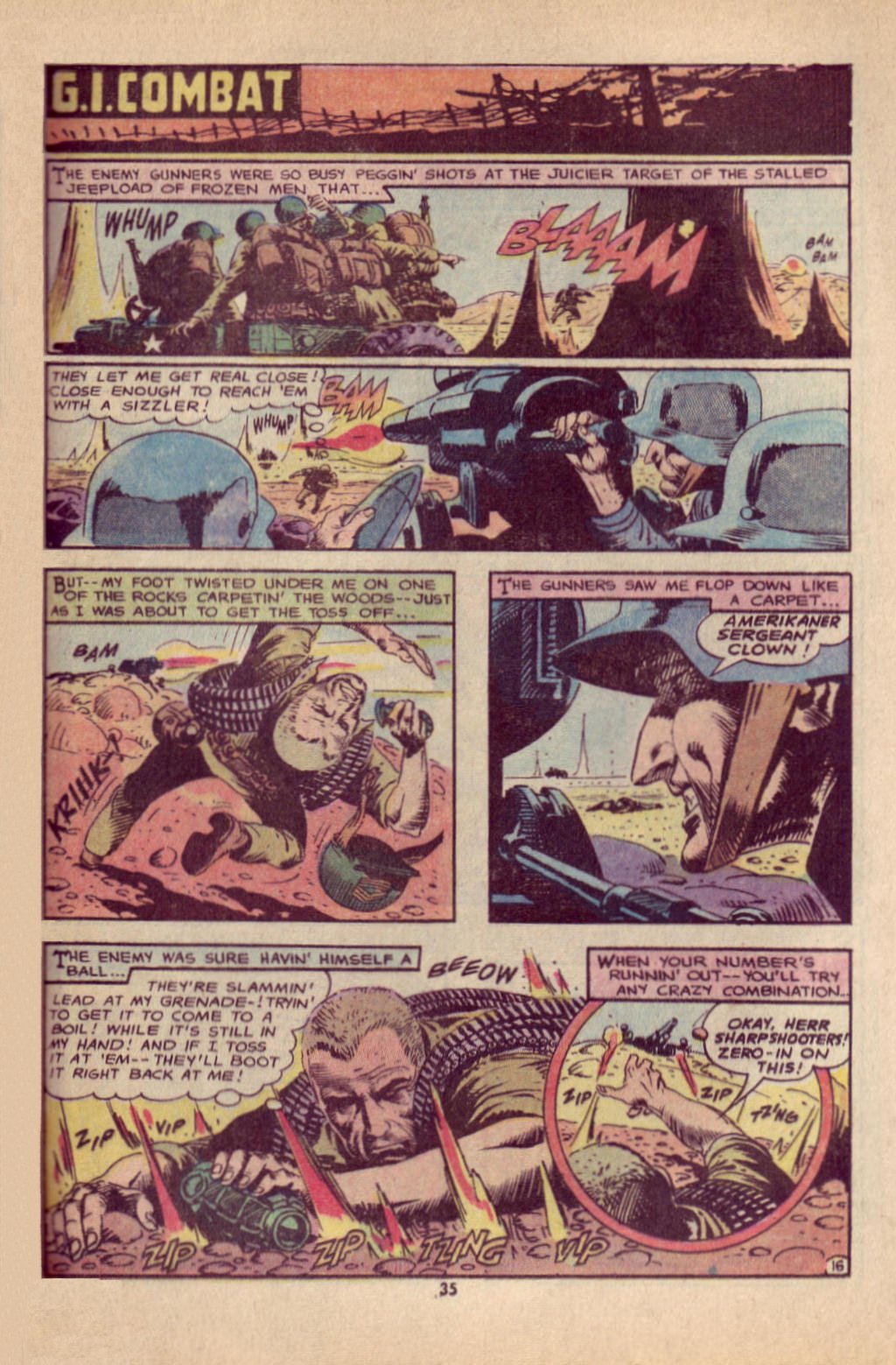 Read online G.I. Combat (1952) comic -  Issue #149 - 37