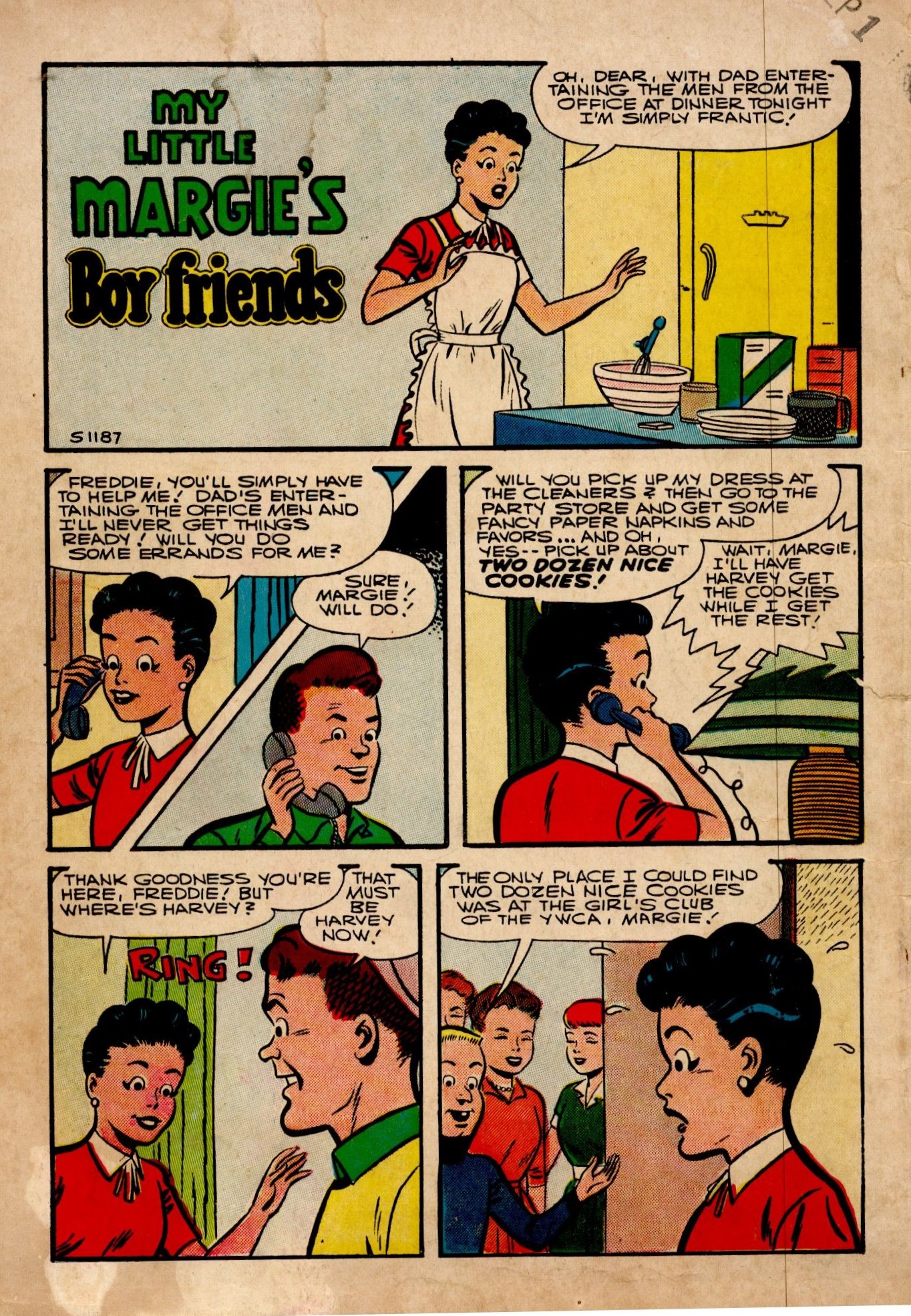 Read online My Little Margie's Boy Friends comic -  Issue #5 - 36