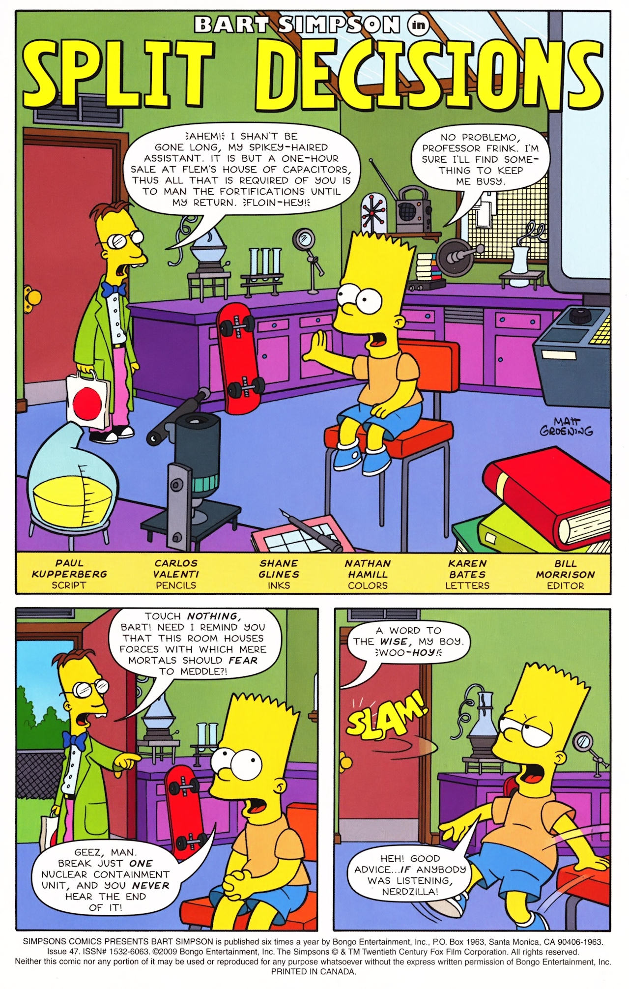 Read online Simpsons Comics Presents Bart Simpson comic -  Issue #47 - 2