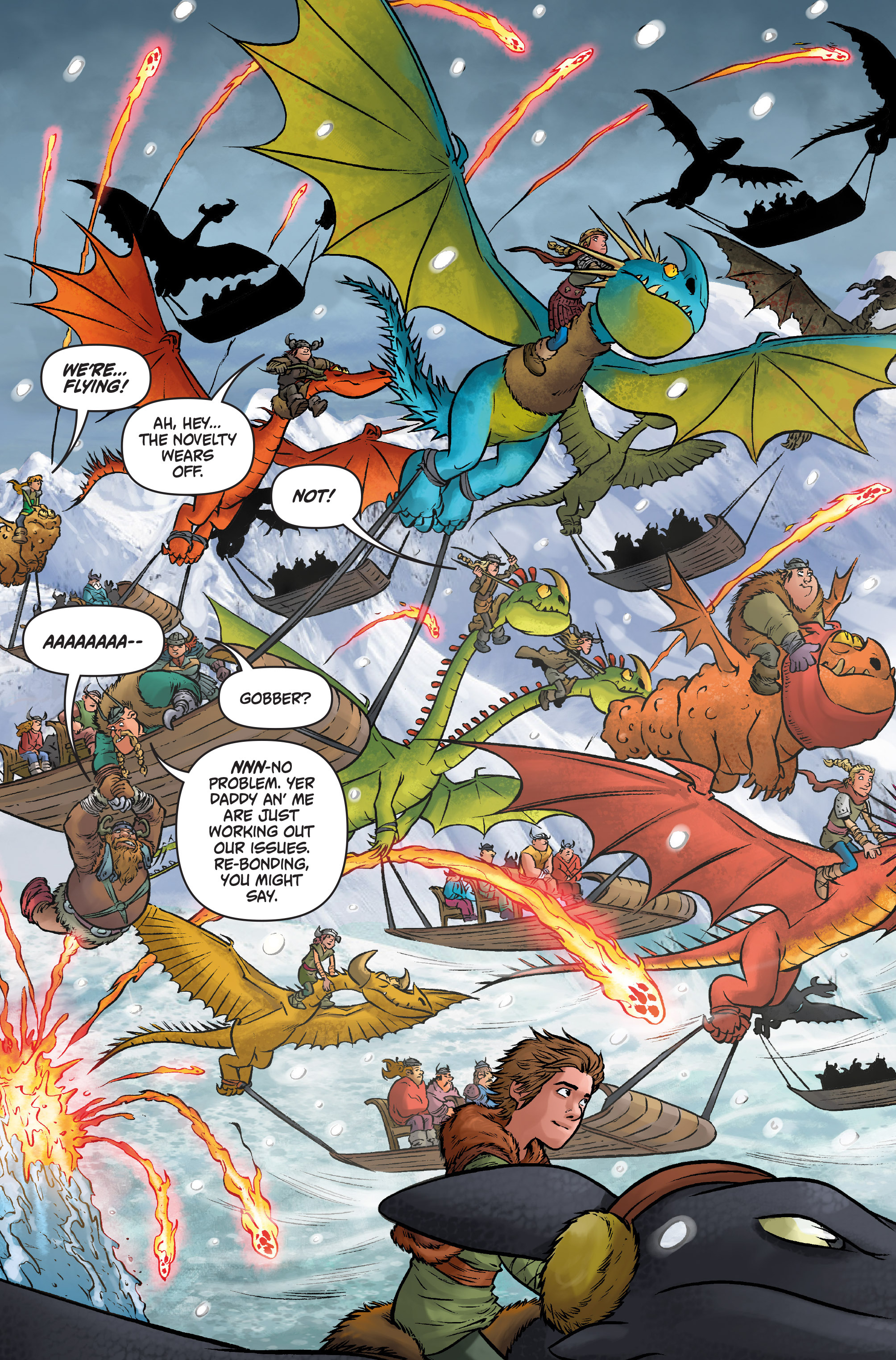 Read online DreamWorks Dragons: Defenders of Berk Collection: Fire & Ice comic -  Issue # TPB - 91