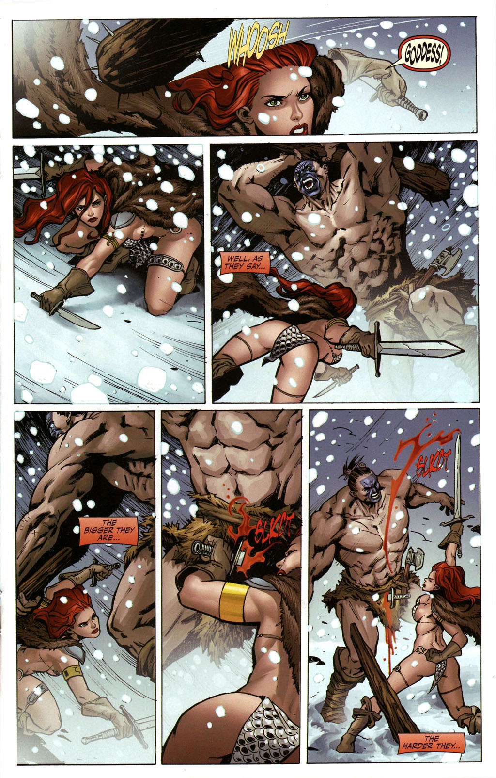 Read online Savage Red Sonja: Queen of the Frozen Wastes comic -  Issue #1 - 11