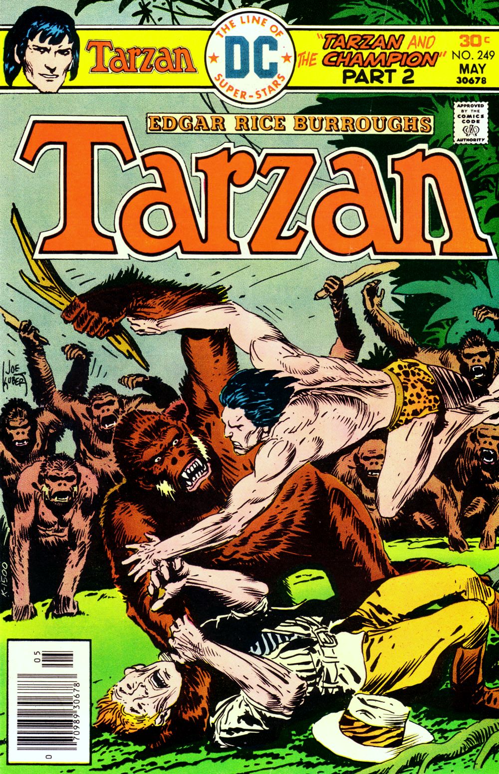 Read online Tarzan (1972) comic -  Issue #249 - 1