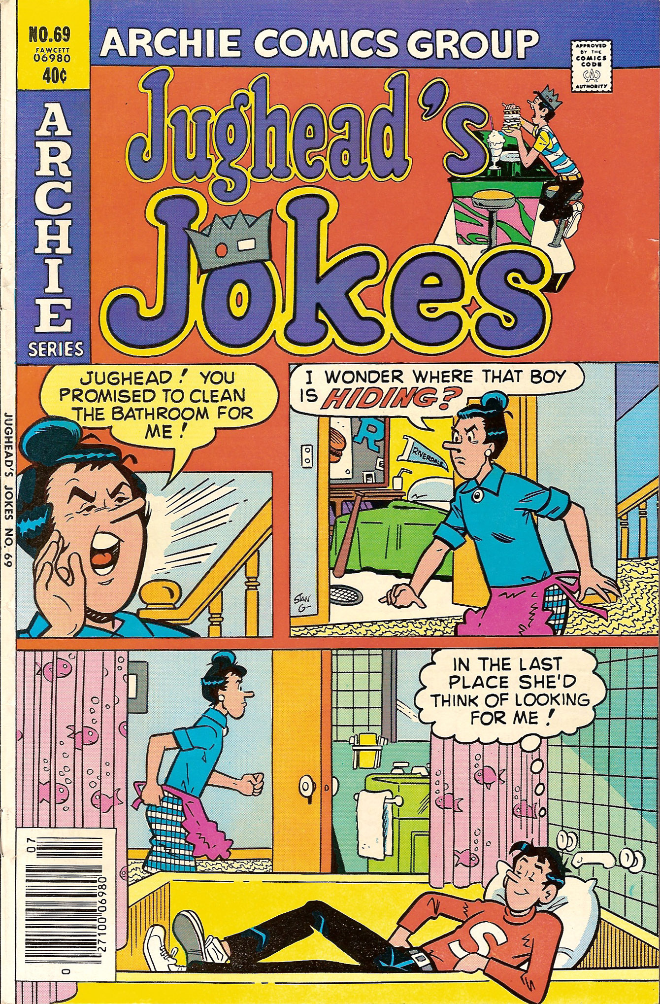 Read online Jughead's Jokes comic -  Issue #69 - 1
