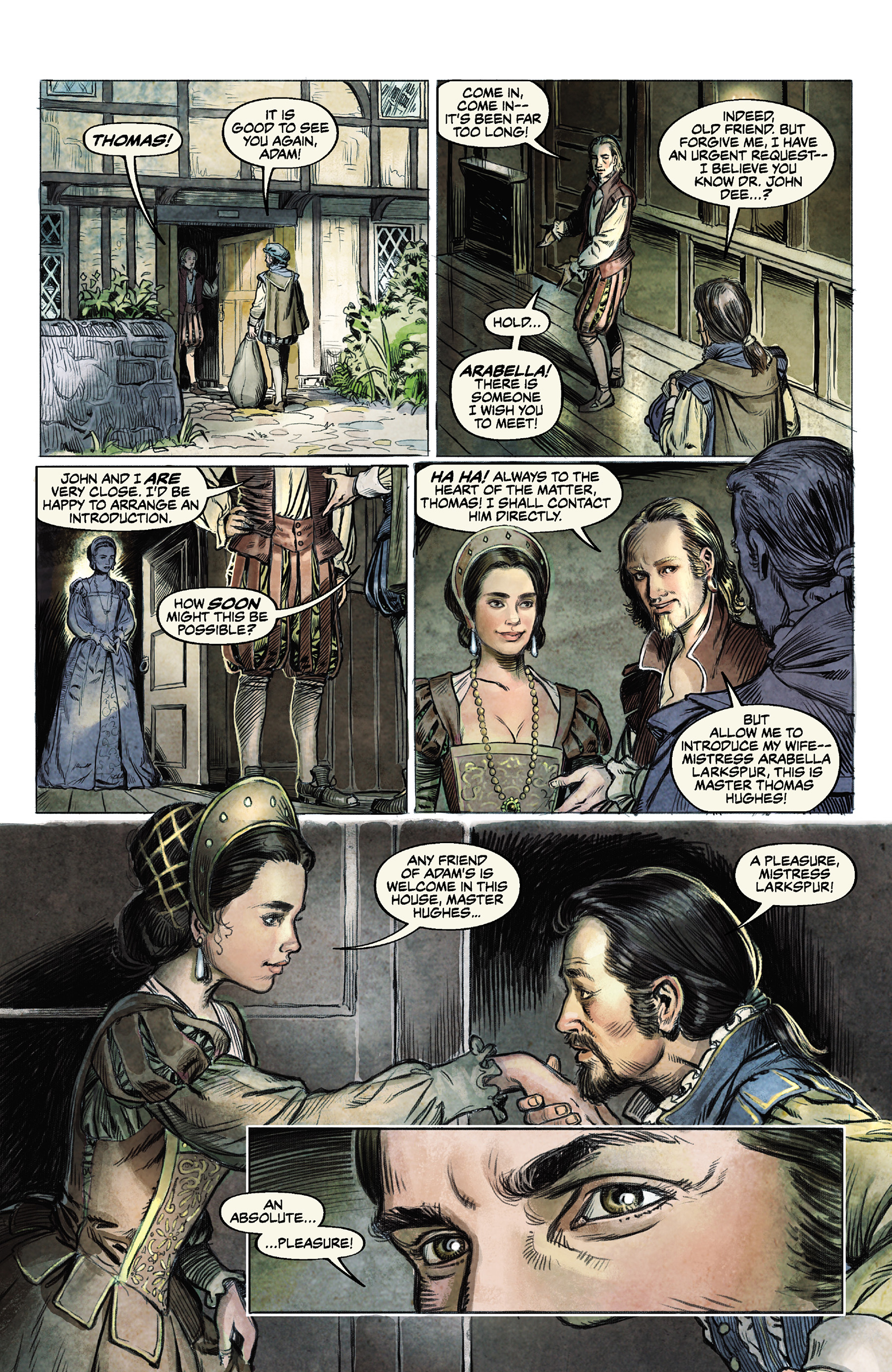 Read online The Shadow Glass comic -  Issue #1 - 5