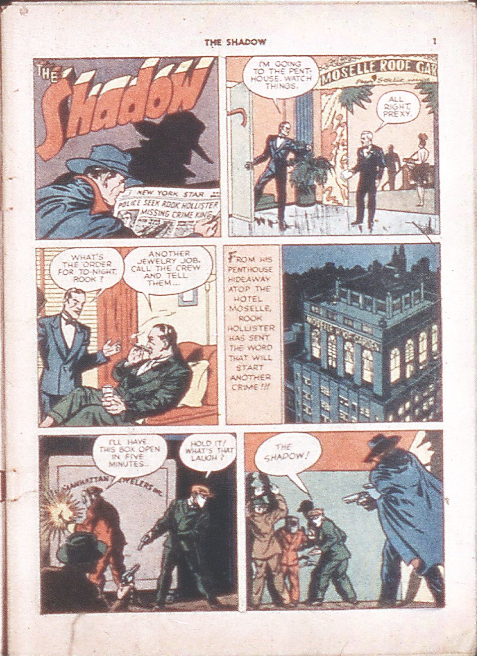 Read online Shadow Comics comic -  Issue #6 - 3