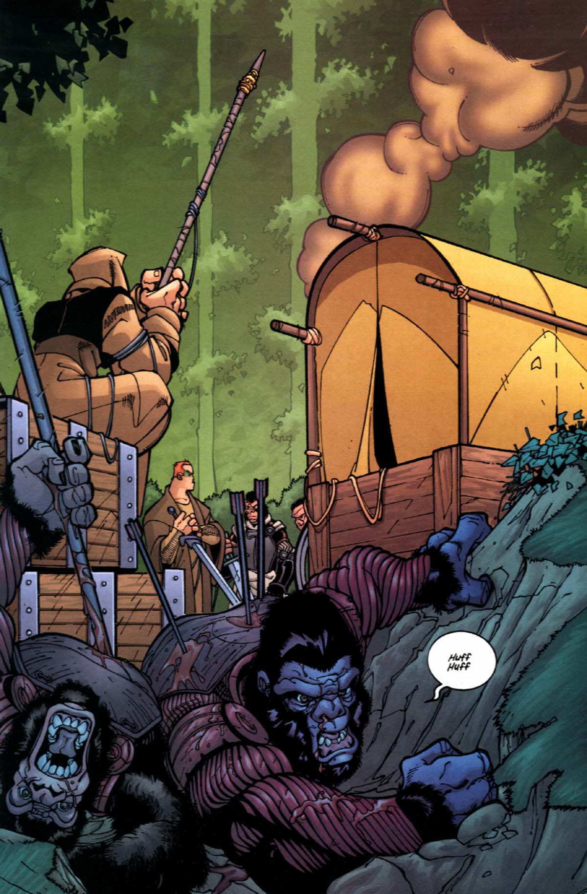 Read online Planet of the Apes: The Human War comic -  Issue #2 - 3