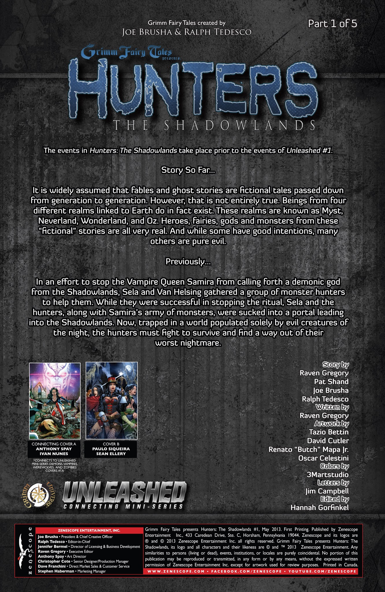 Read online Grimm Fairy Tales presents Hunters: The Shadowlands comic -  Issue # TPB - 6