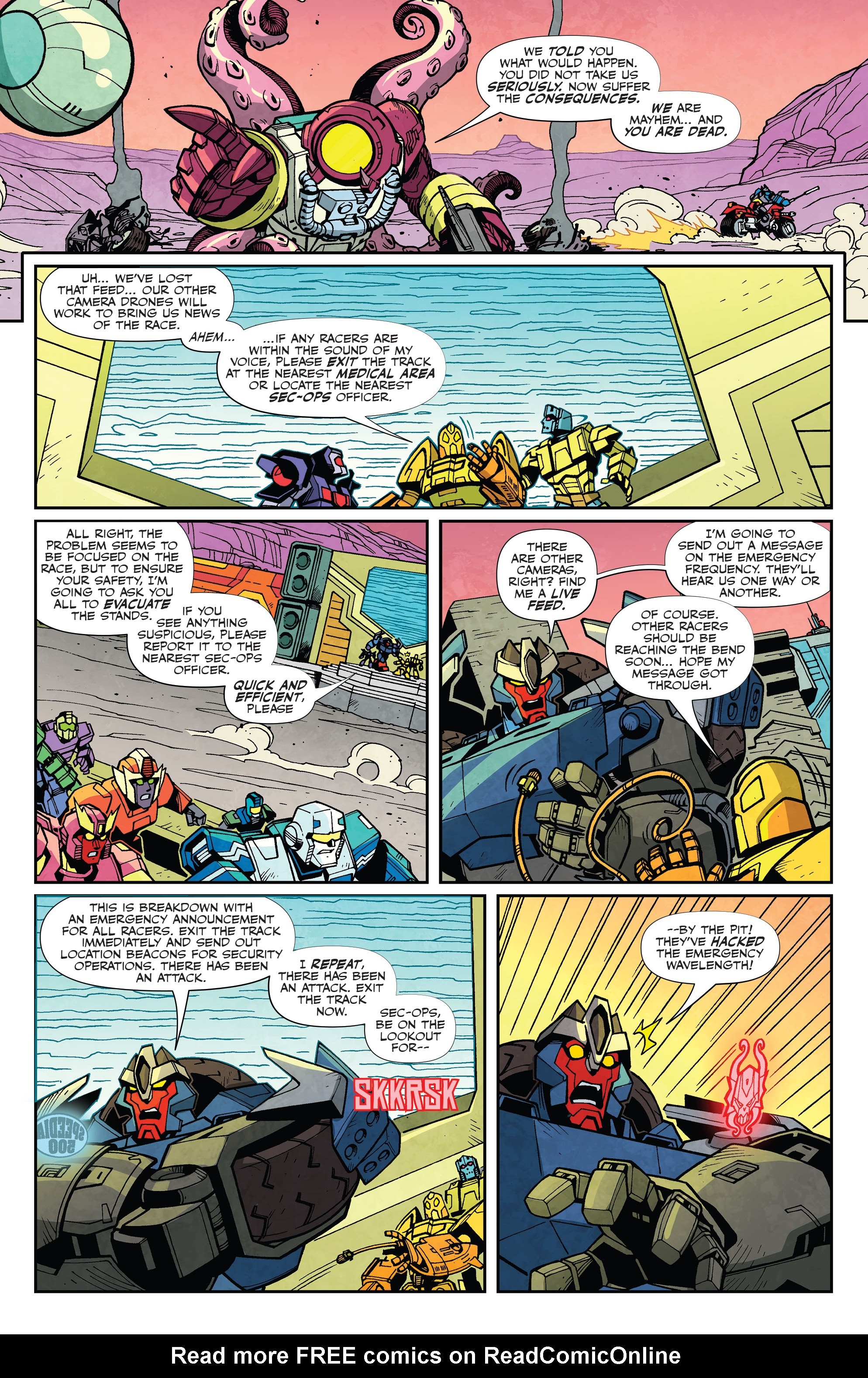 Read online Transformers: Wreckers-Tread and Circuits comic -  Issue #3 - 9