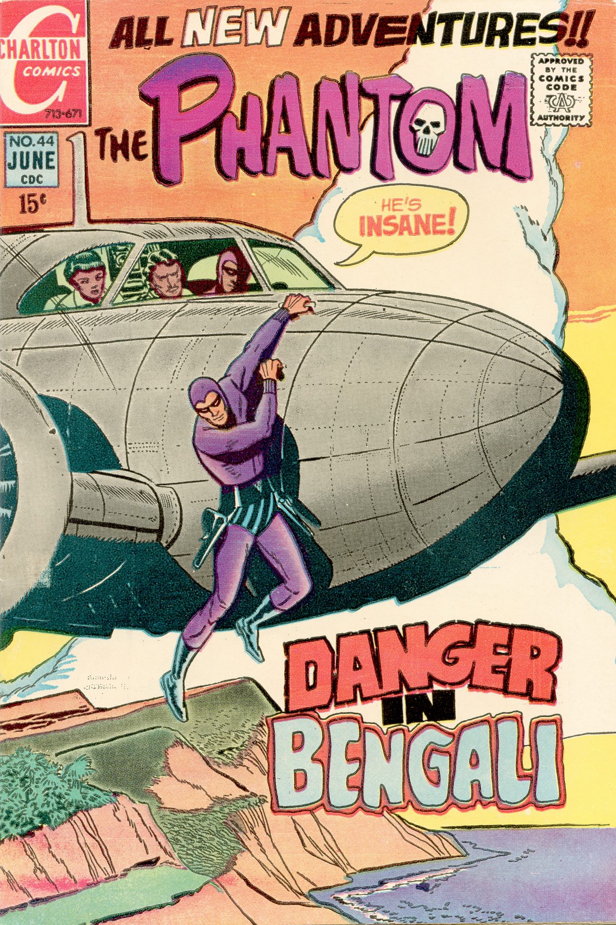 Read online The Phantom (1969) comic -  Issue #44 - 1