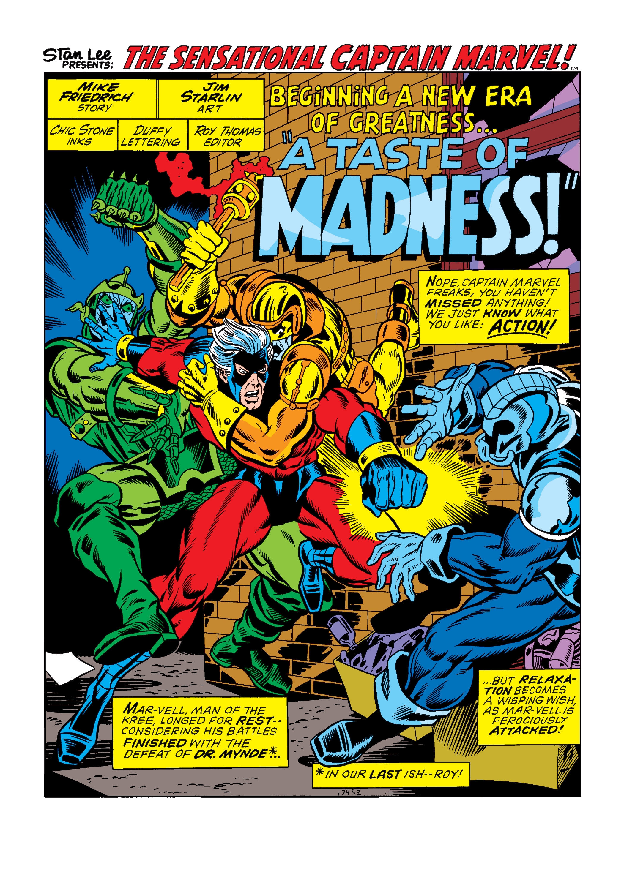 Read online Marvel Masterworks: Captain Marvel comic -  Issue # TPB 3 (Part 1) - 91