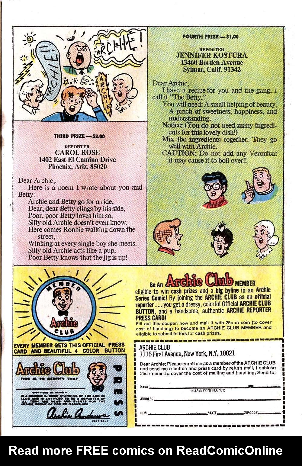 Read online Archie (1960) comic -  Issue #214 - 27