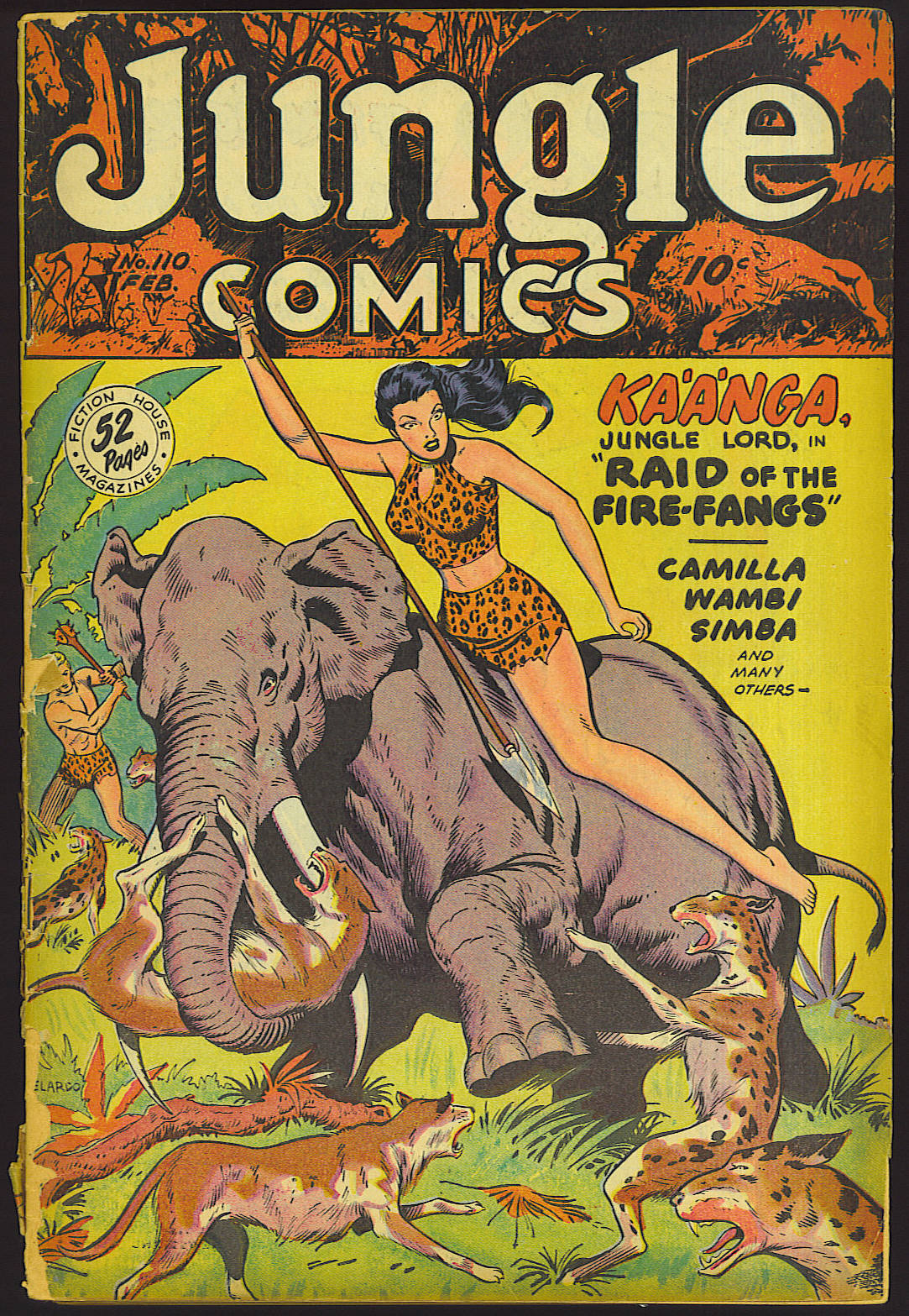 Read online Jungle Comics comic -  Issue #110 - 1