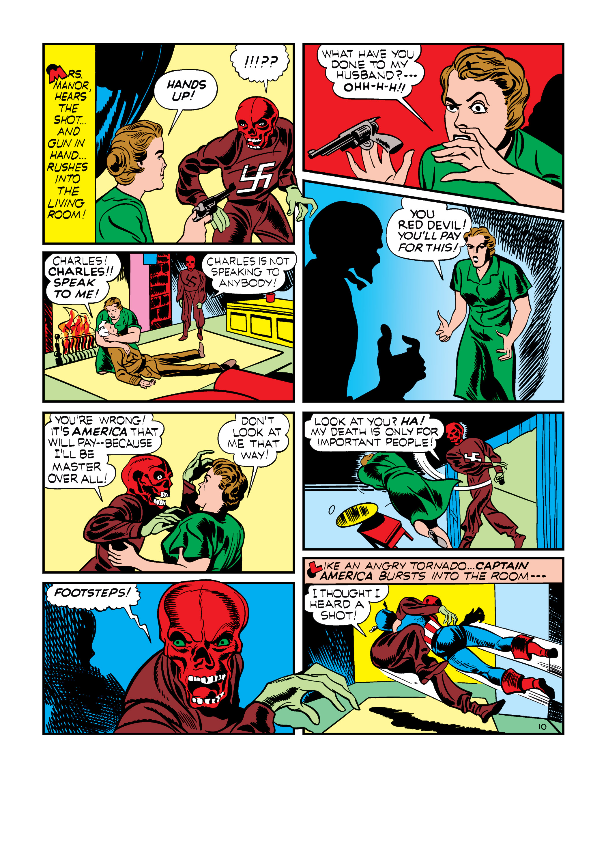 Read online Marvel Masterworks: Golden Age Captain America comic -  Issue # TPB 1 (Part 1) - 54