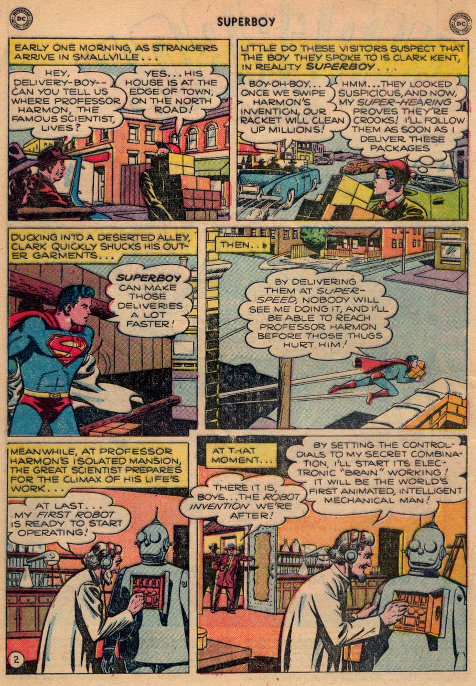 Read online Superboy (1949) comic -  Issue #9 - 3