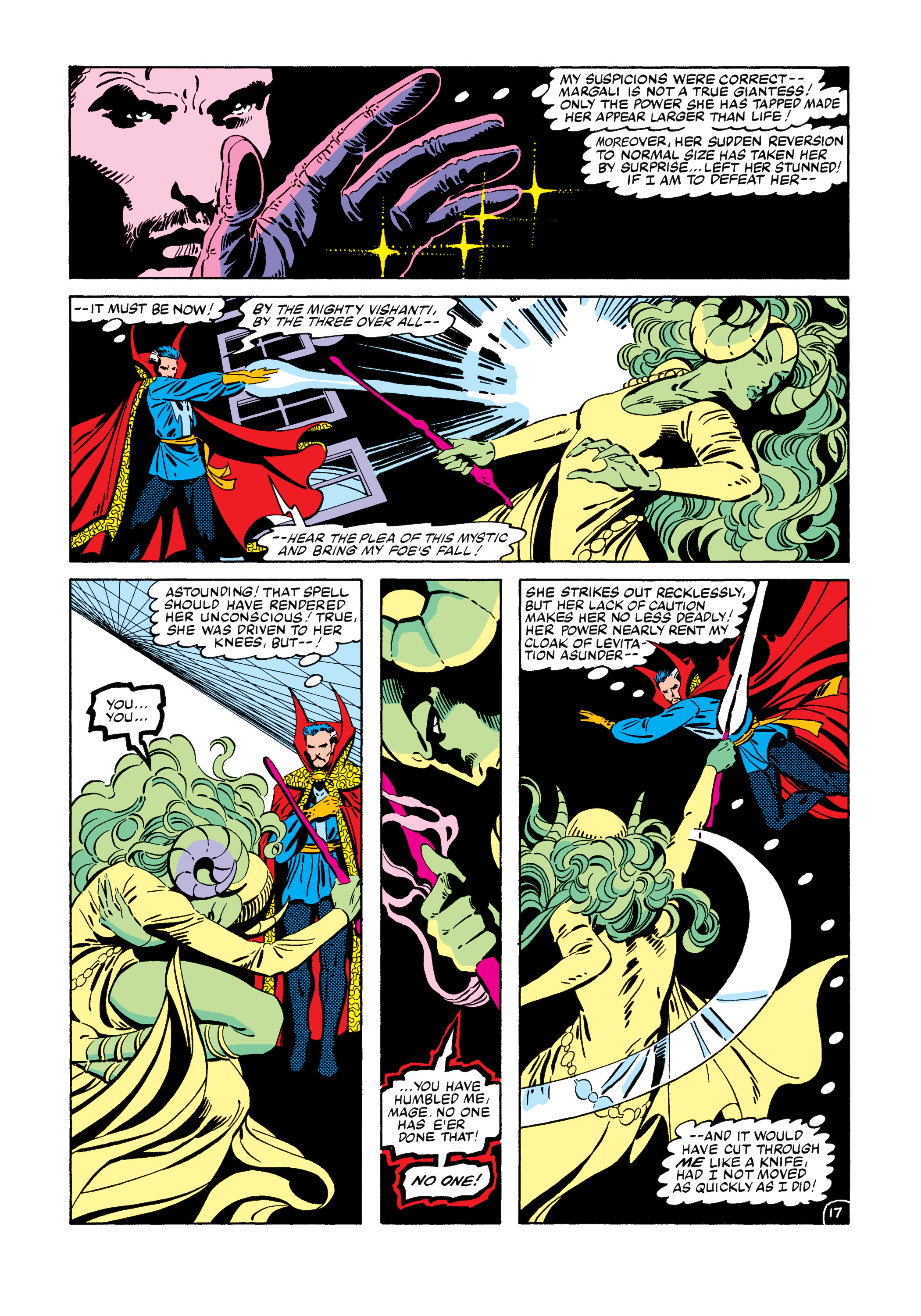Read online Marvel Masterworks: Doctor Strange comic -  Issue # TPB 9 (Part 3) - 56