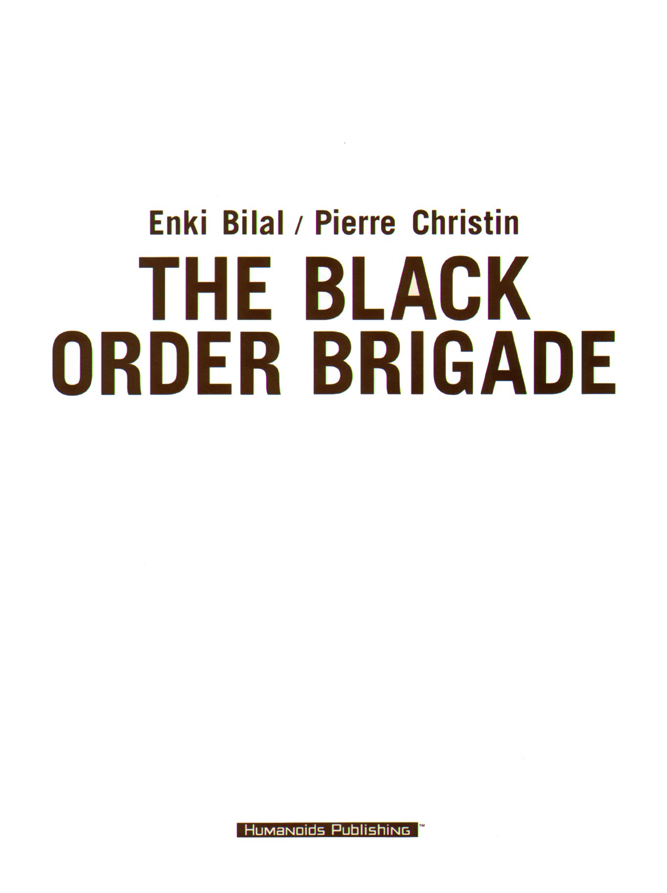 Read online The Black Order Brigade comic -  Issue # TPB - 5