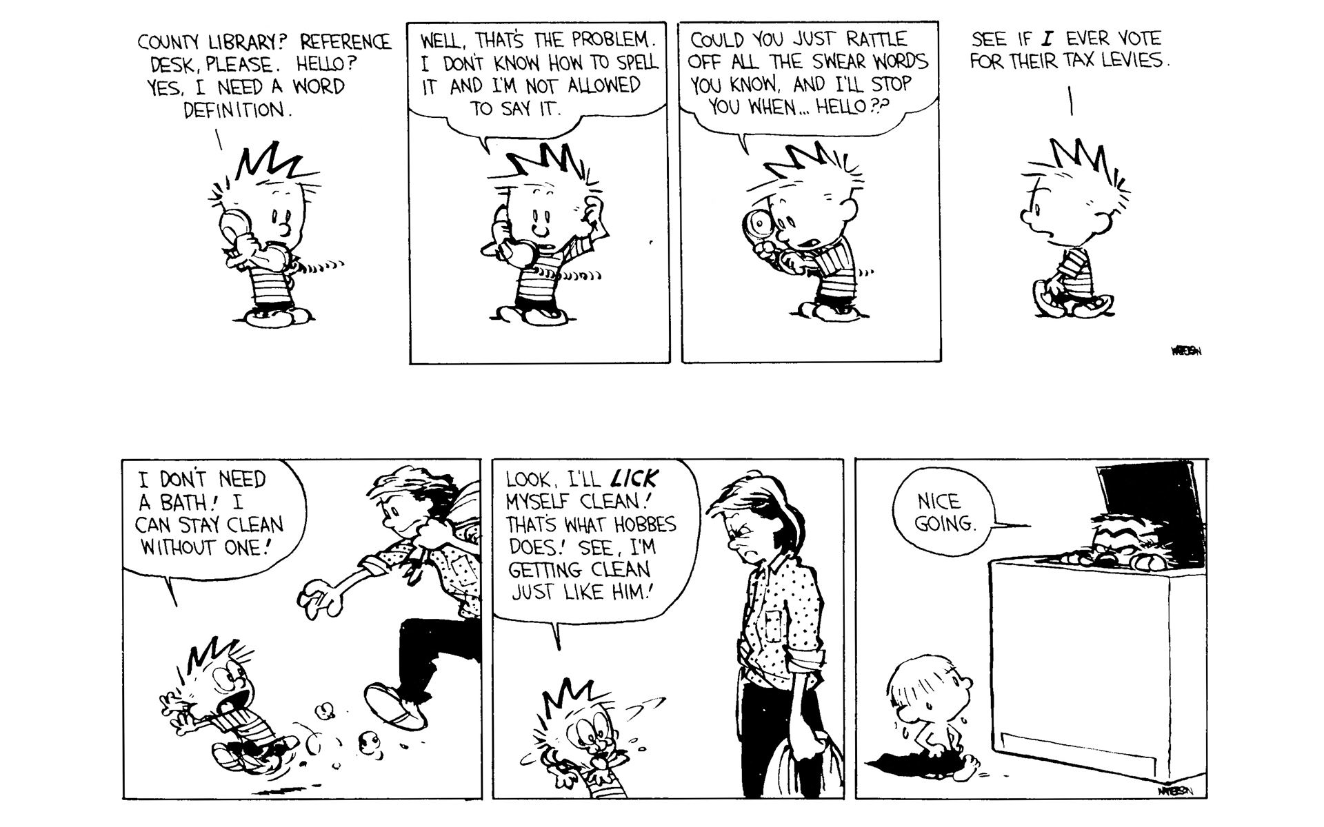 Read online Calvin and Hobbes comic -  Issue #8 - 47