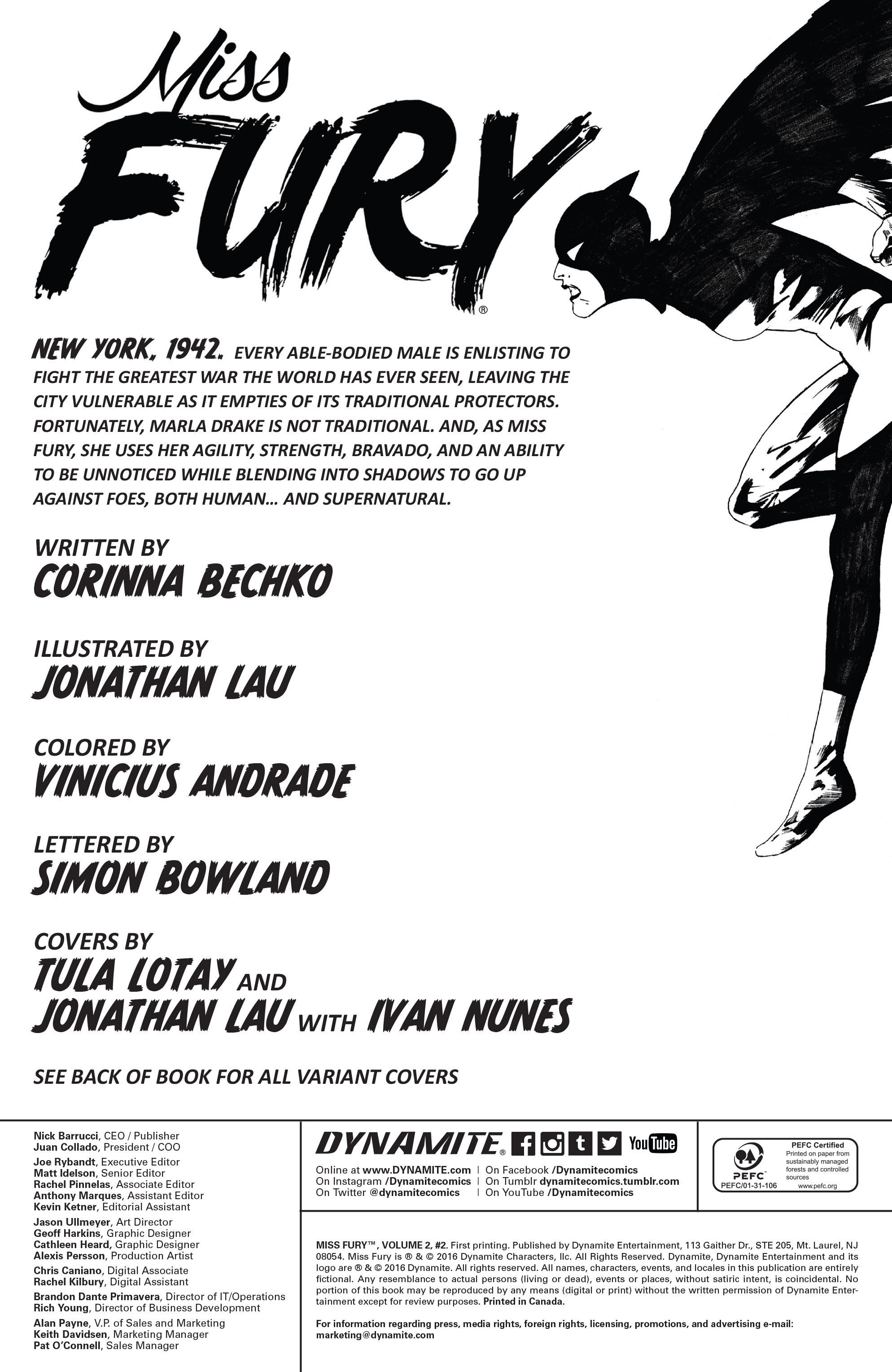 Read online Miss Fury (2016) comic -  Issue #2 - 3