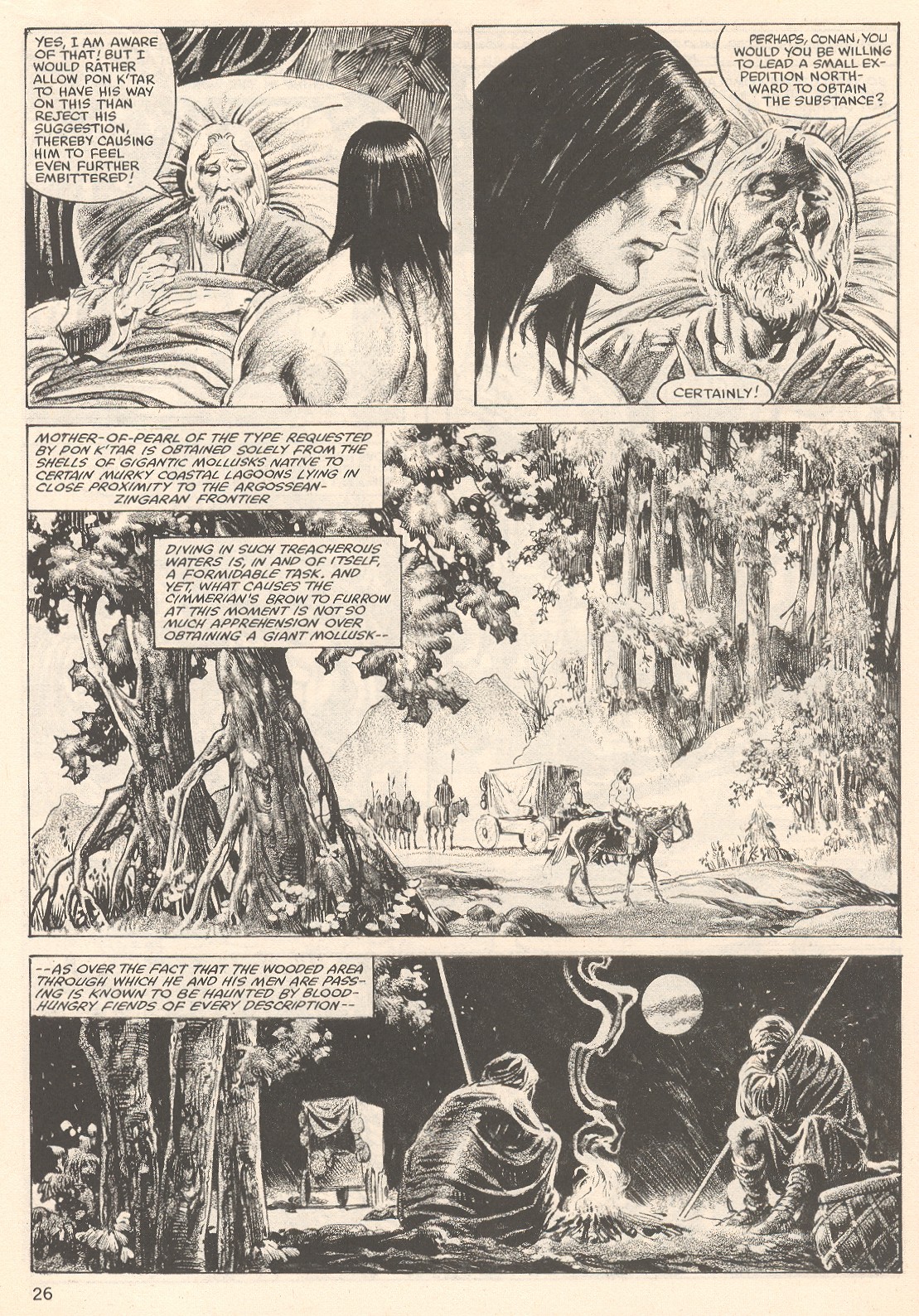 Read online The Savage Sword Of Conan comic -  Issue #80 - 26