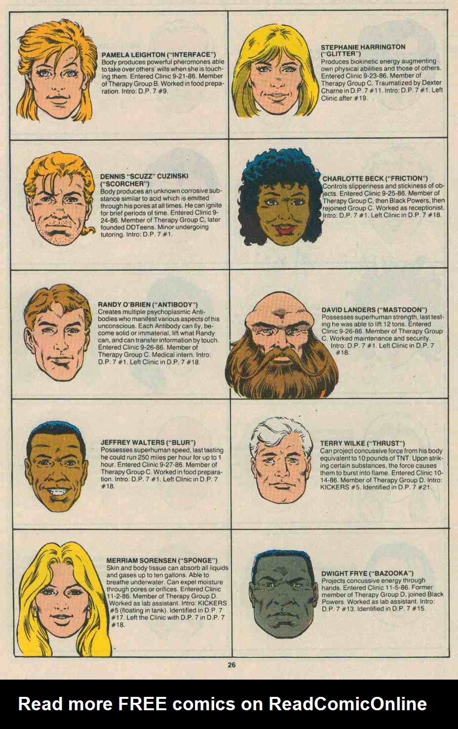 Read online DP7 comic -  Issue #19 - 27